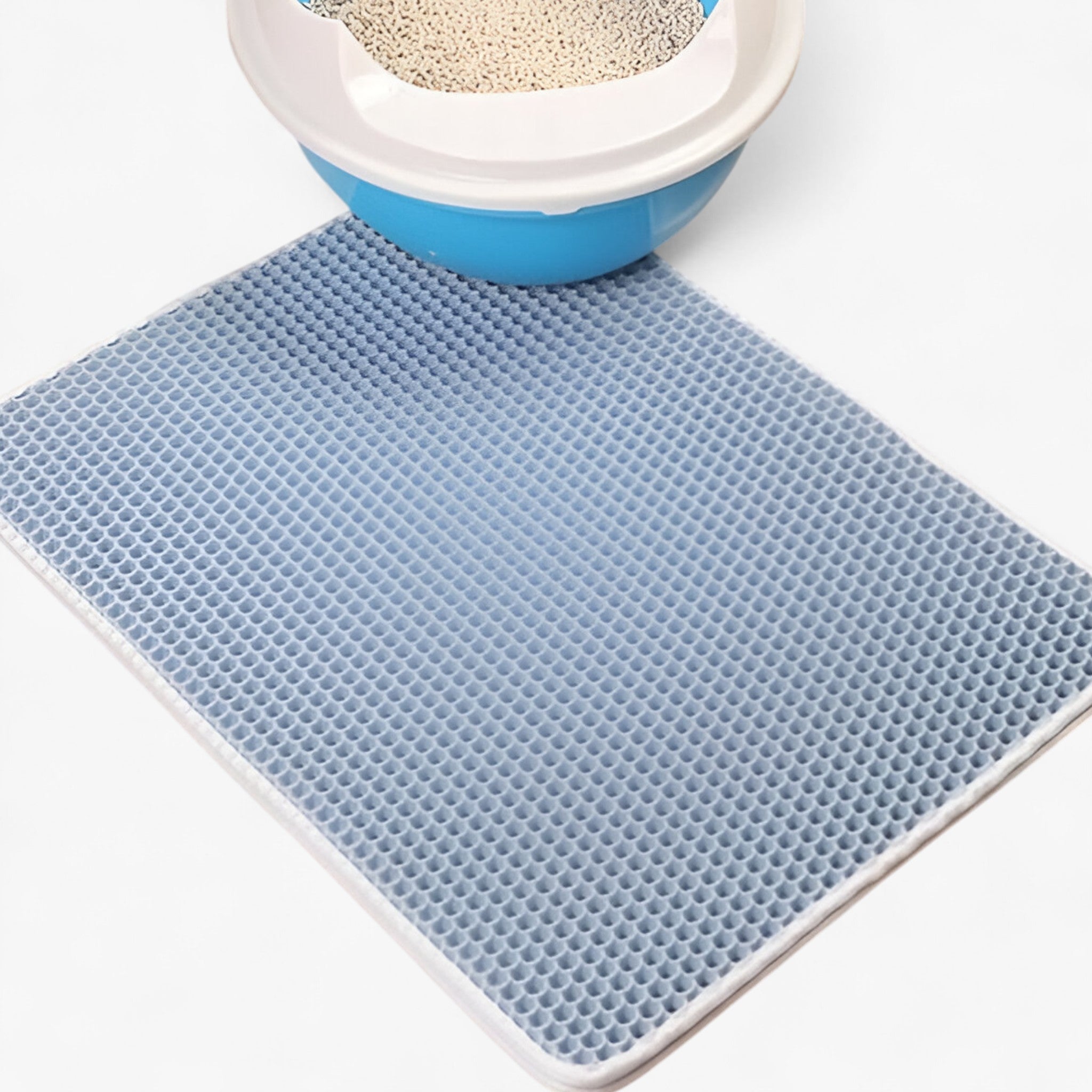 LitterGuard | Kattensand Matte til Kattebakke - Vandafvisende Mat - Blå - Kattebakke måtter - {{ product_tags }
