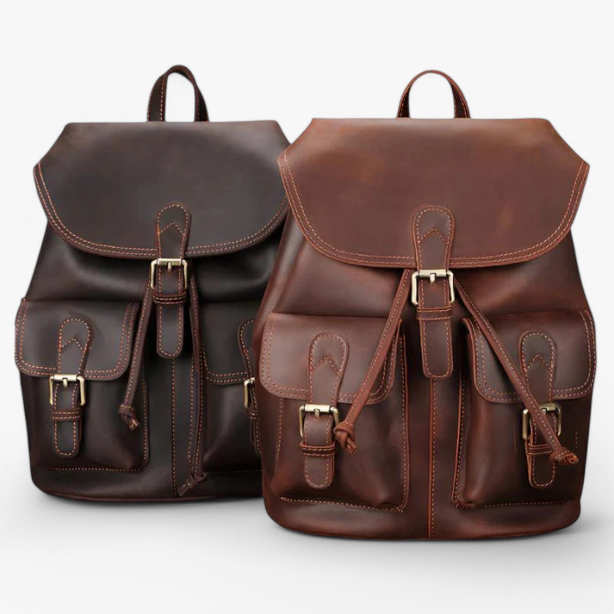 Leonardo | Premium læder rygsæk - - bags - {{ product_tags }
