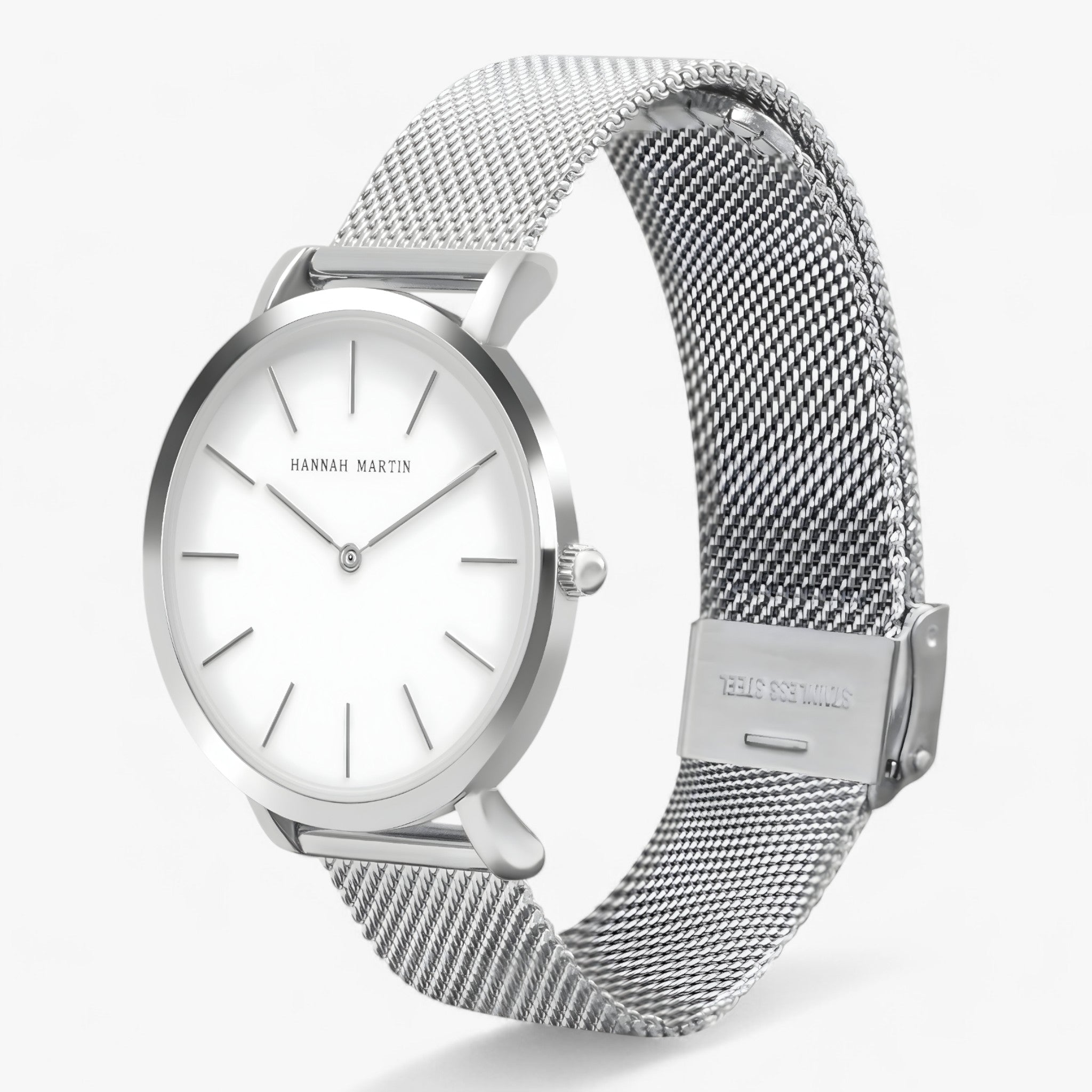 Maria | Rundt sølvur - Ubesværet elegance - - watches - {{ product_tags }