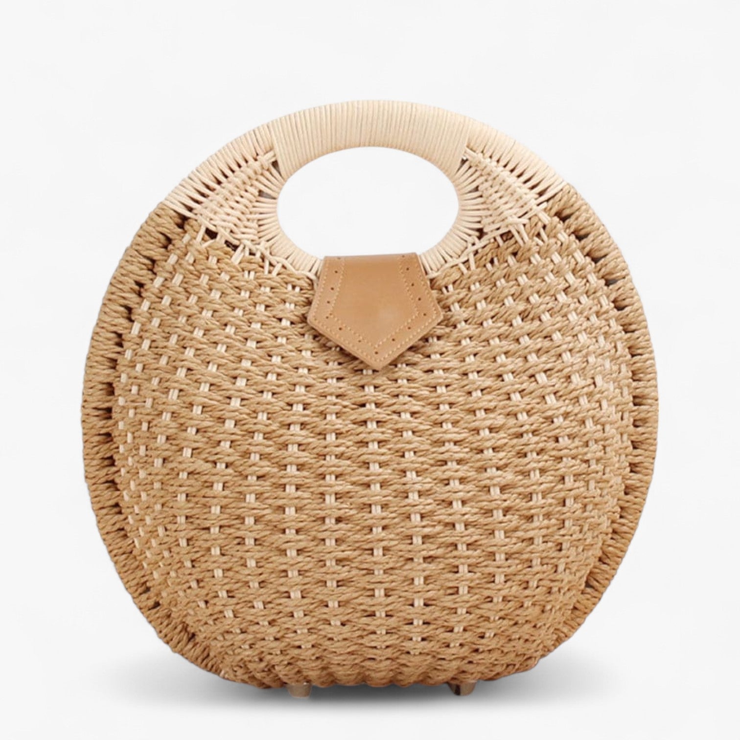 Charlotte | Rattan taske - Lys brun - bags - {{ product_tags }