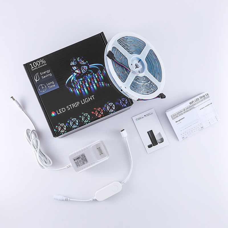Smart WiFi LED Strip Lys – 8 Tilstande med Musiksynkronisering - - LED Strip Light - {{ product_tags }