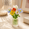 Glasblomstersæt Miniatyr - Håndblæst Glas, Evig Dekoration Inkl.