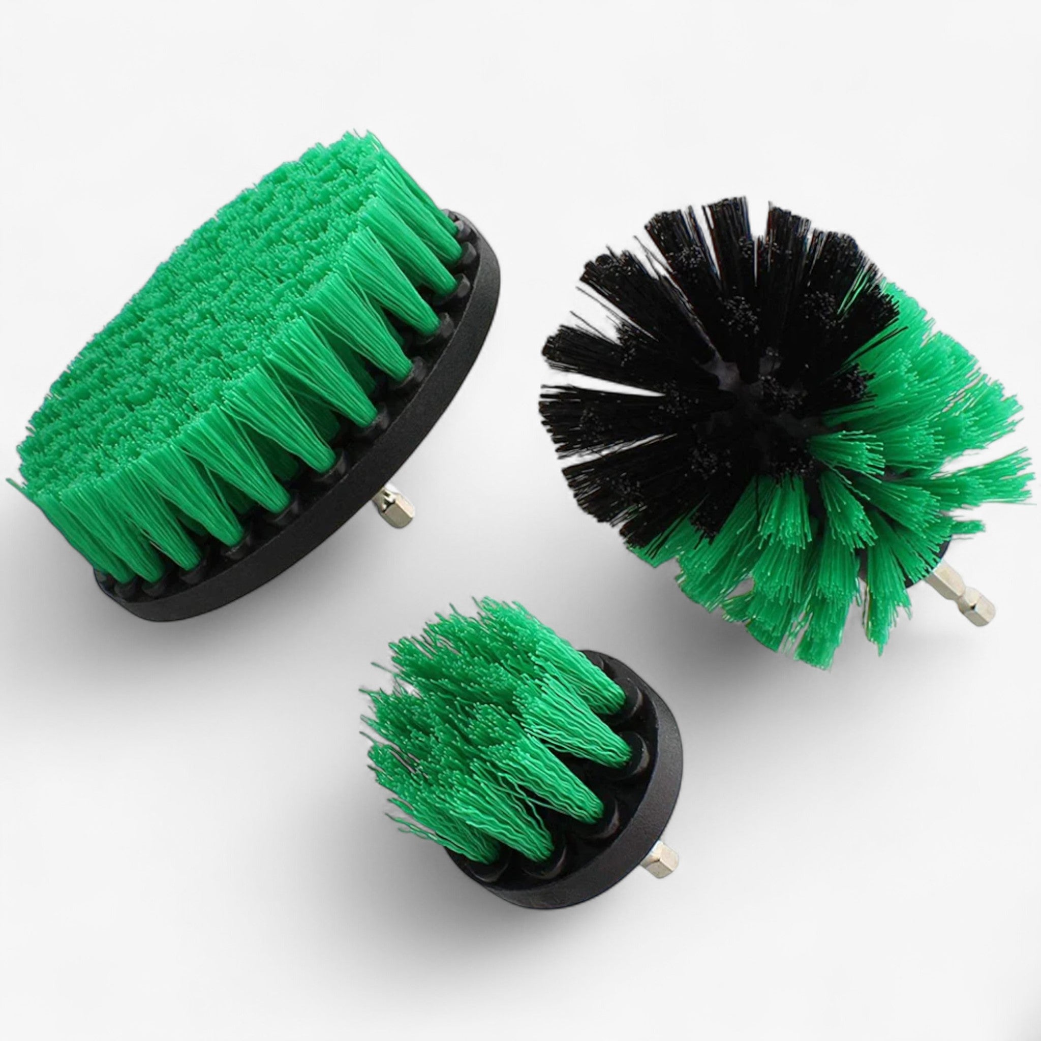 Sæt med 3 kraftige borbørster - Grøn - house & garden - {{ product_tags }