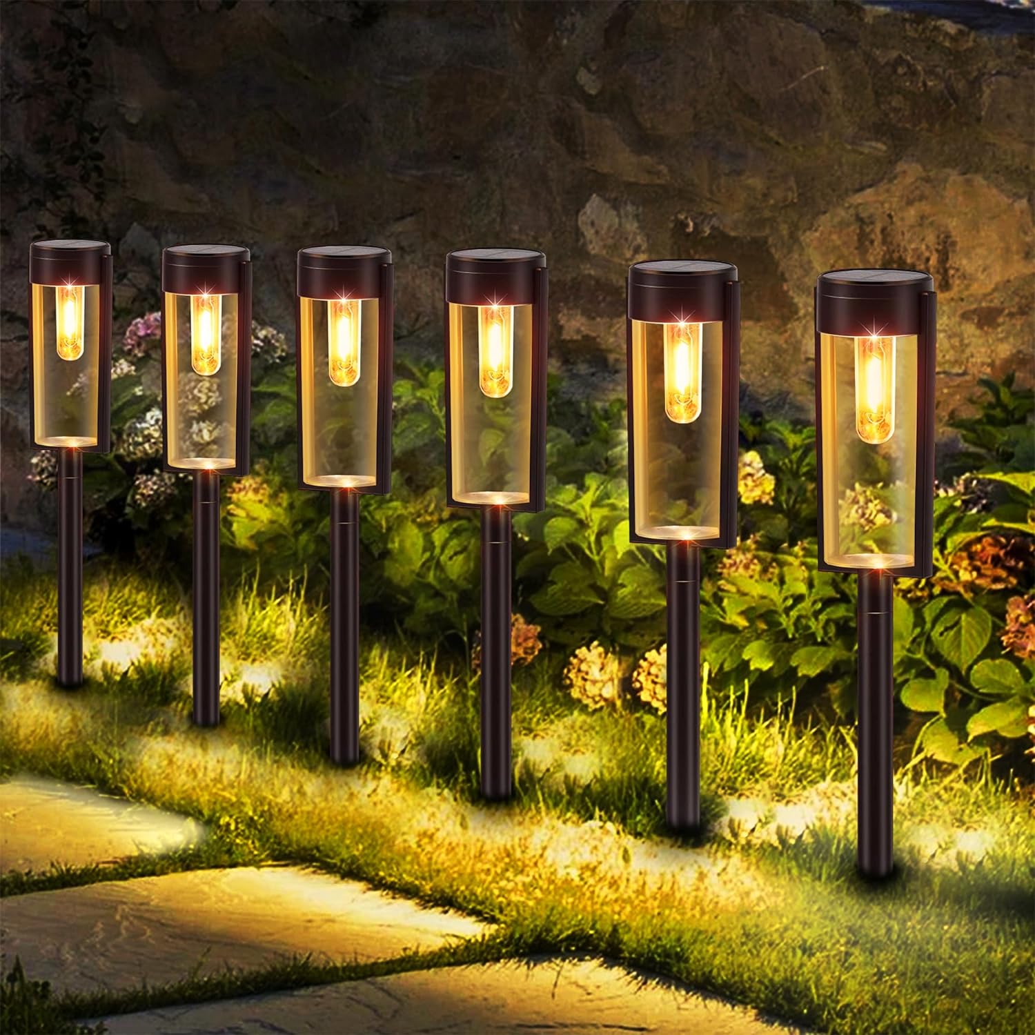 AuraGlow™ | Moderne & Luksuriøs Solenergi Padbelysning | 1 + 1 GRATIS - - house & garden - {{ product_tags }