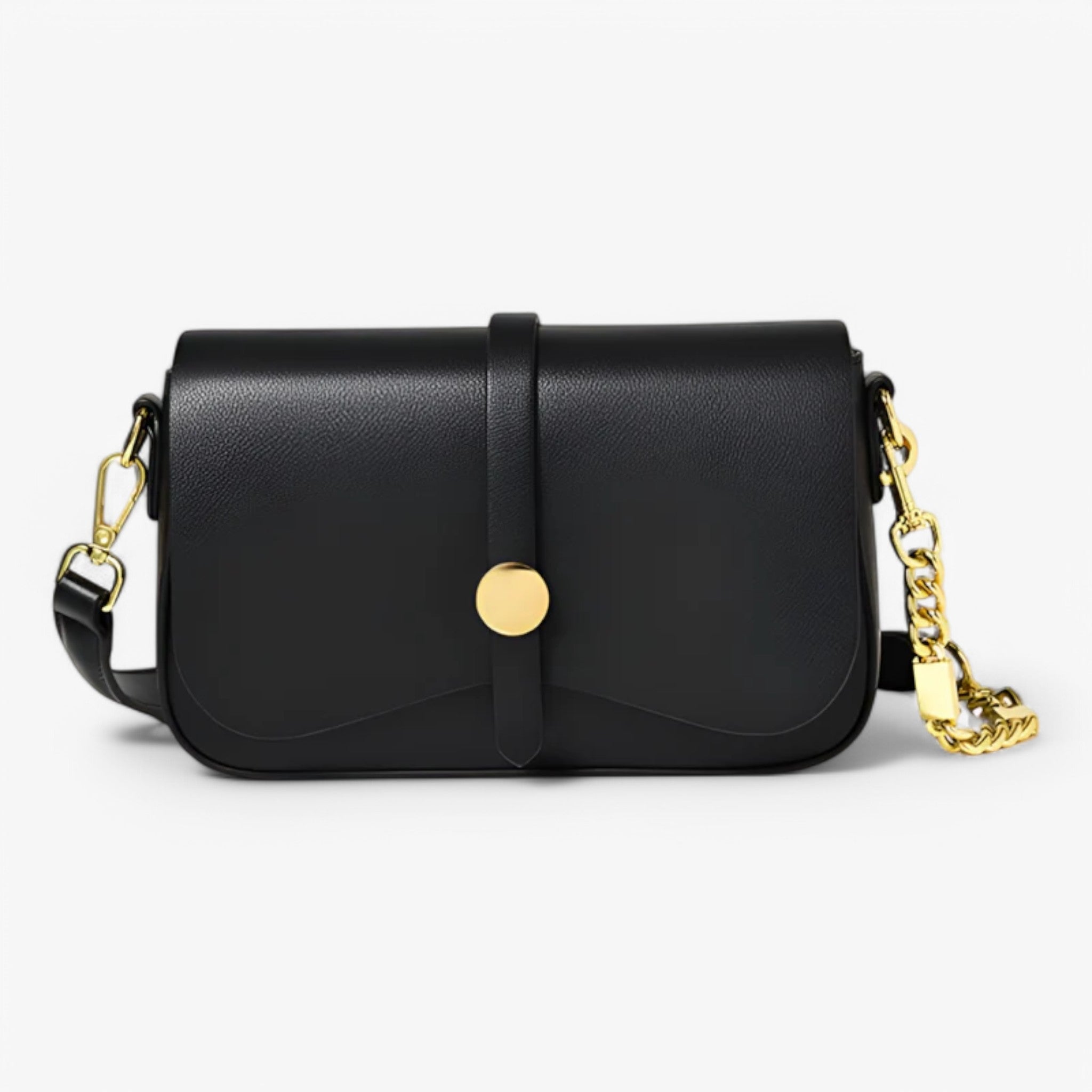 Kenzie | Skuldertaske i vegansk læder - Sort - bags - {{ product_tags }