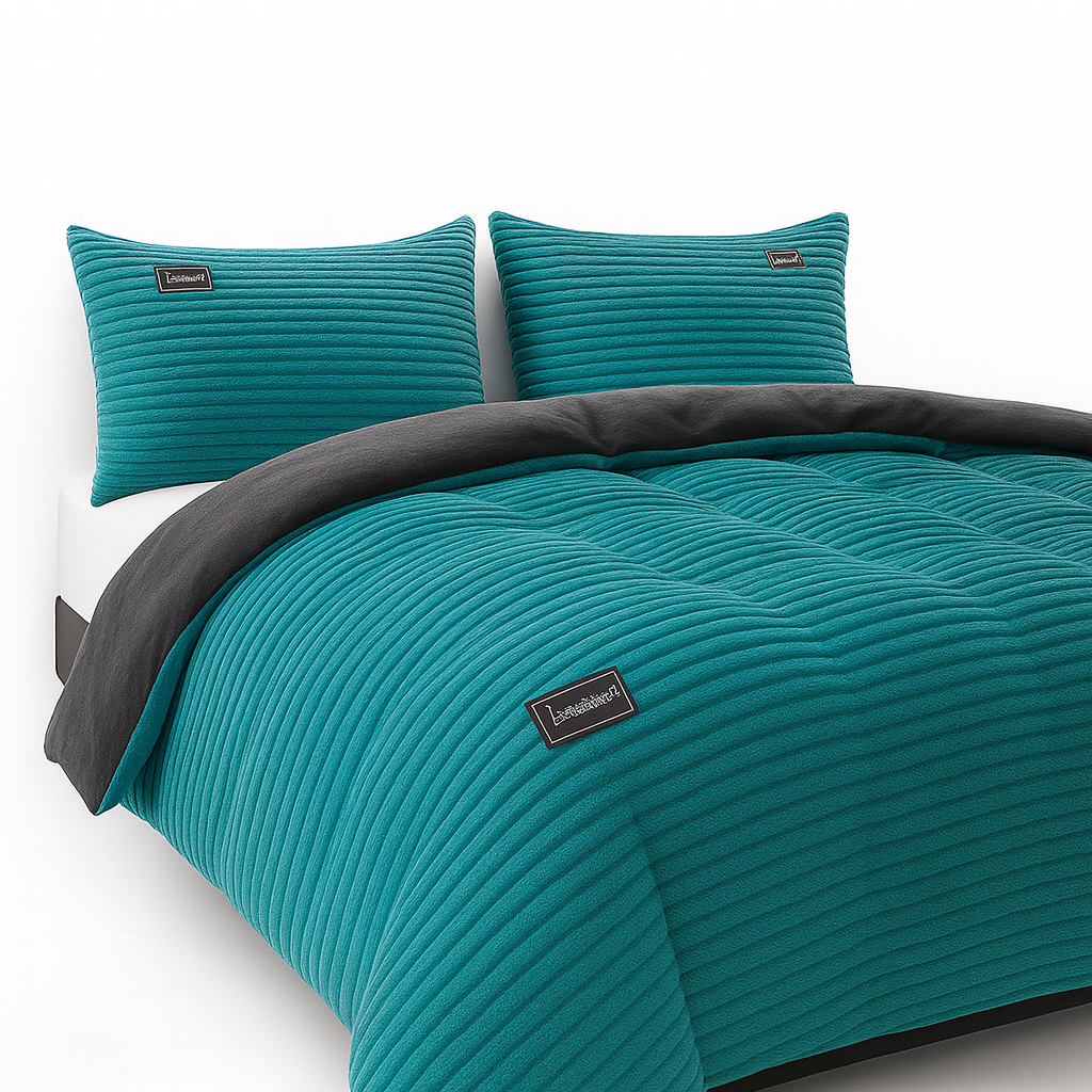 Guiseppe | Vinter Dyne med Elegant Design - Aqua blå - Dyner & Duvetter - {{ product_tags }