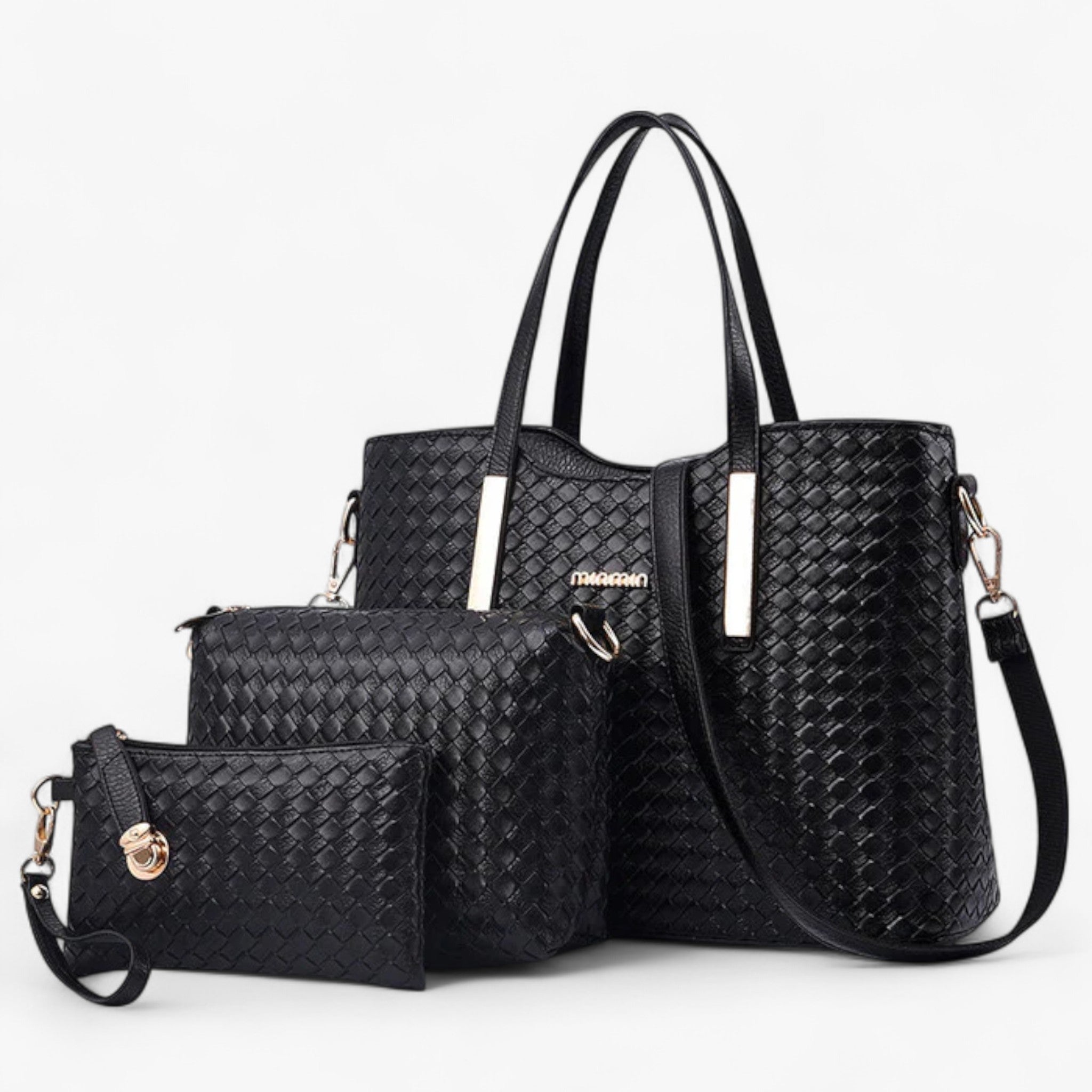 EleganceCarry | Luksus Håndtaske - Sort - EleganceCarry | Luksus Håndtaske - €25 - {{ product_tags }