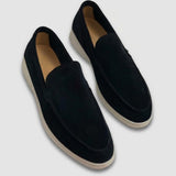 Herre Vintage Læderloafers