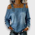 Elama – Off-Shoulder Denimtop