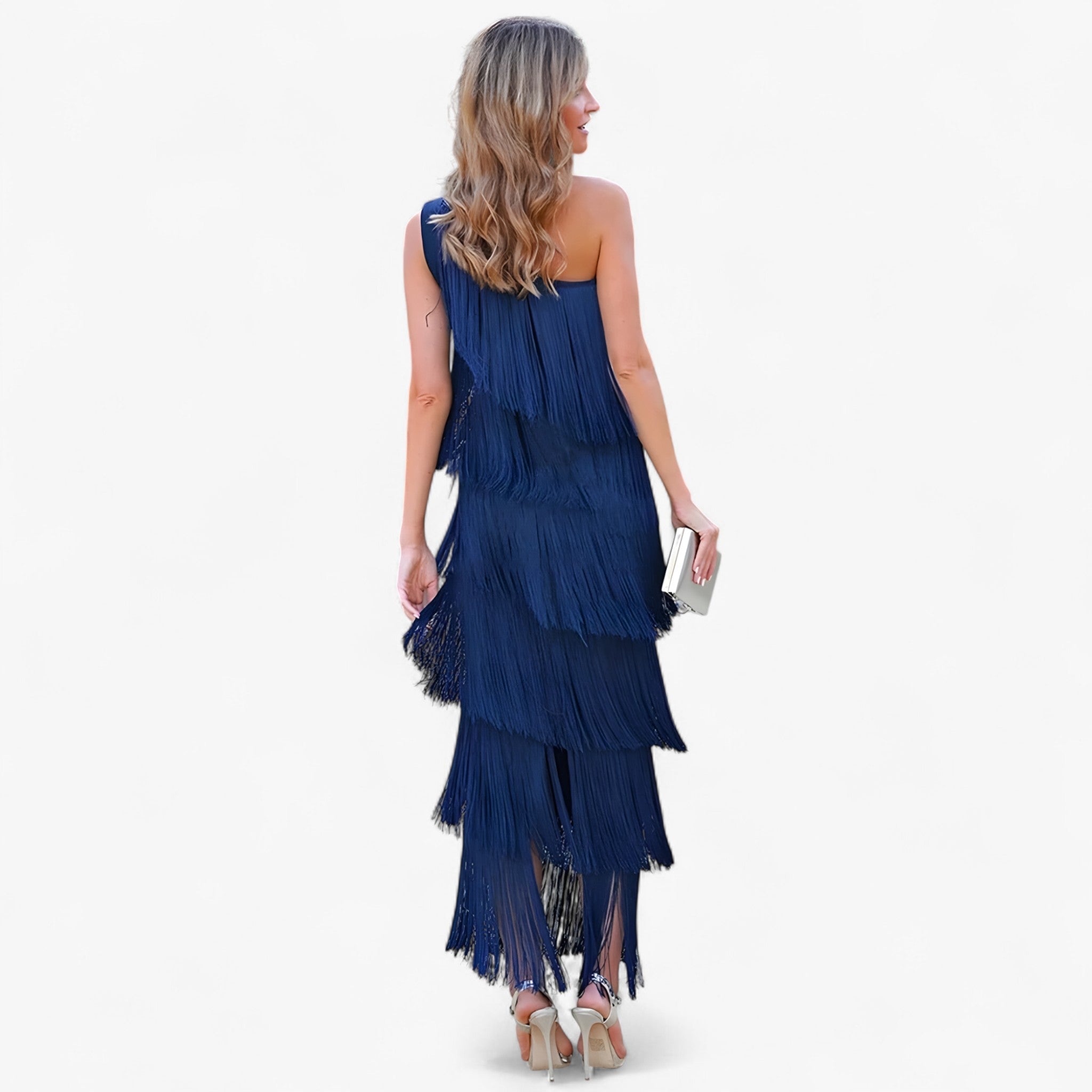 Liana | Elegant Kjole med Frynser – Bevægelse, der fanger ved hvert skridt - - women's fashion - {{ product_tags }
