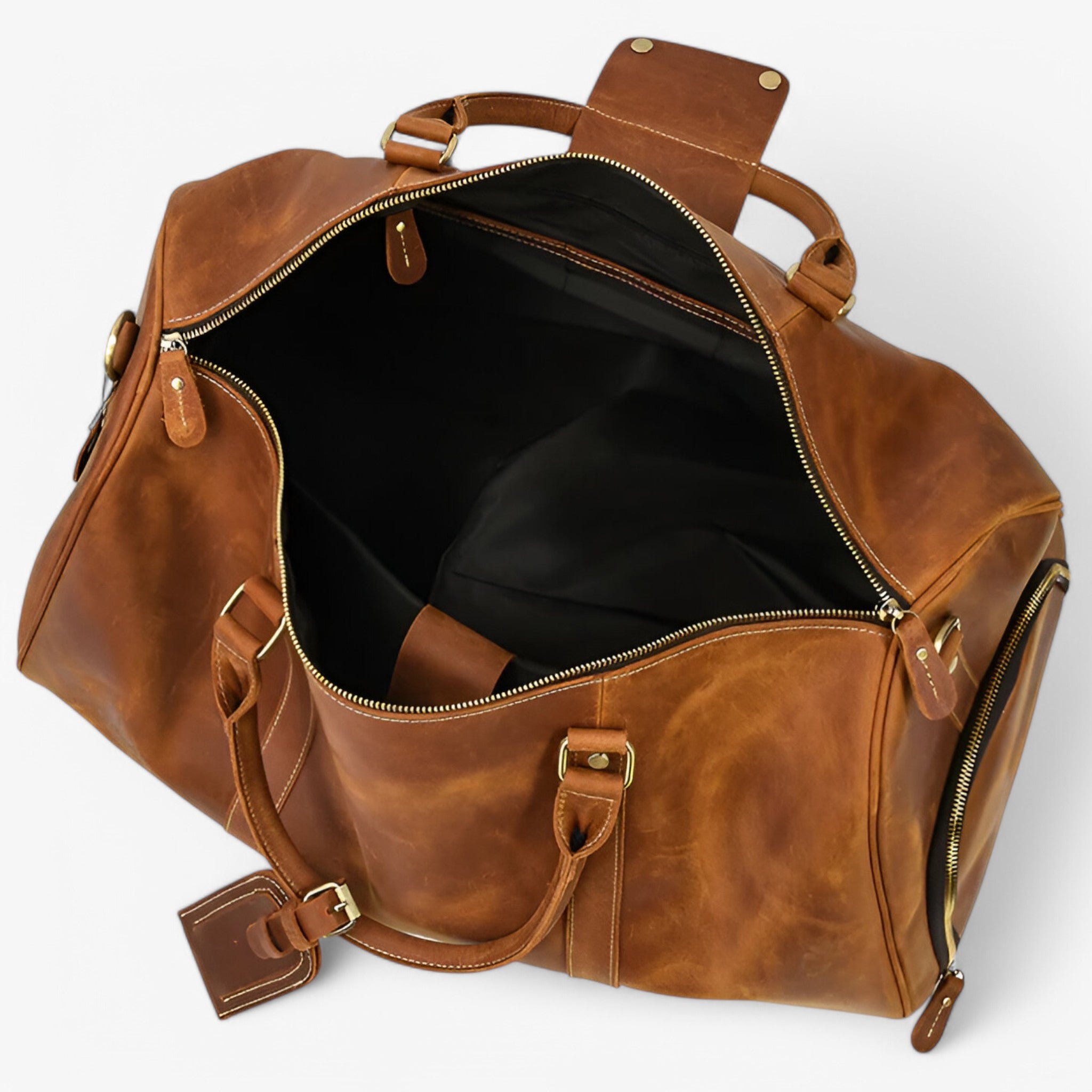 Lorenzo | Elegant Læder Rejsetaske - - bags - {{ product_tags }