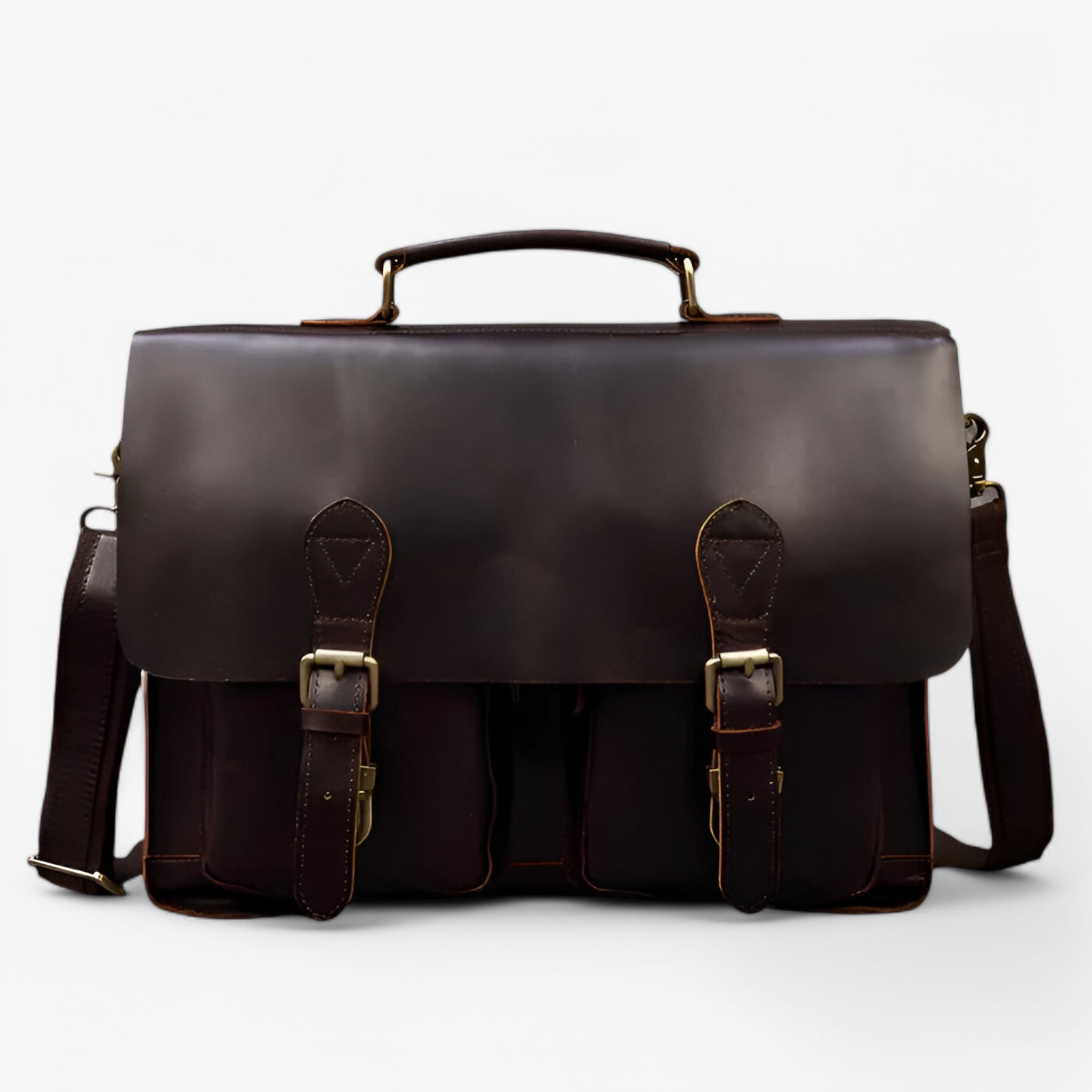 Olivier | Luksus Lædermappe - Marron - bags - {{ product_tags }