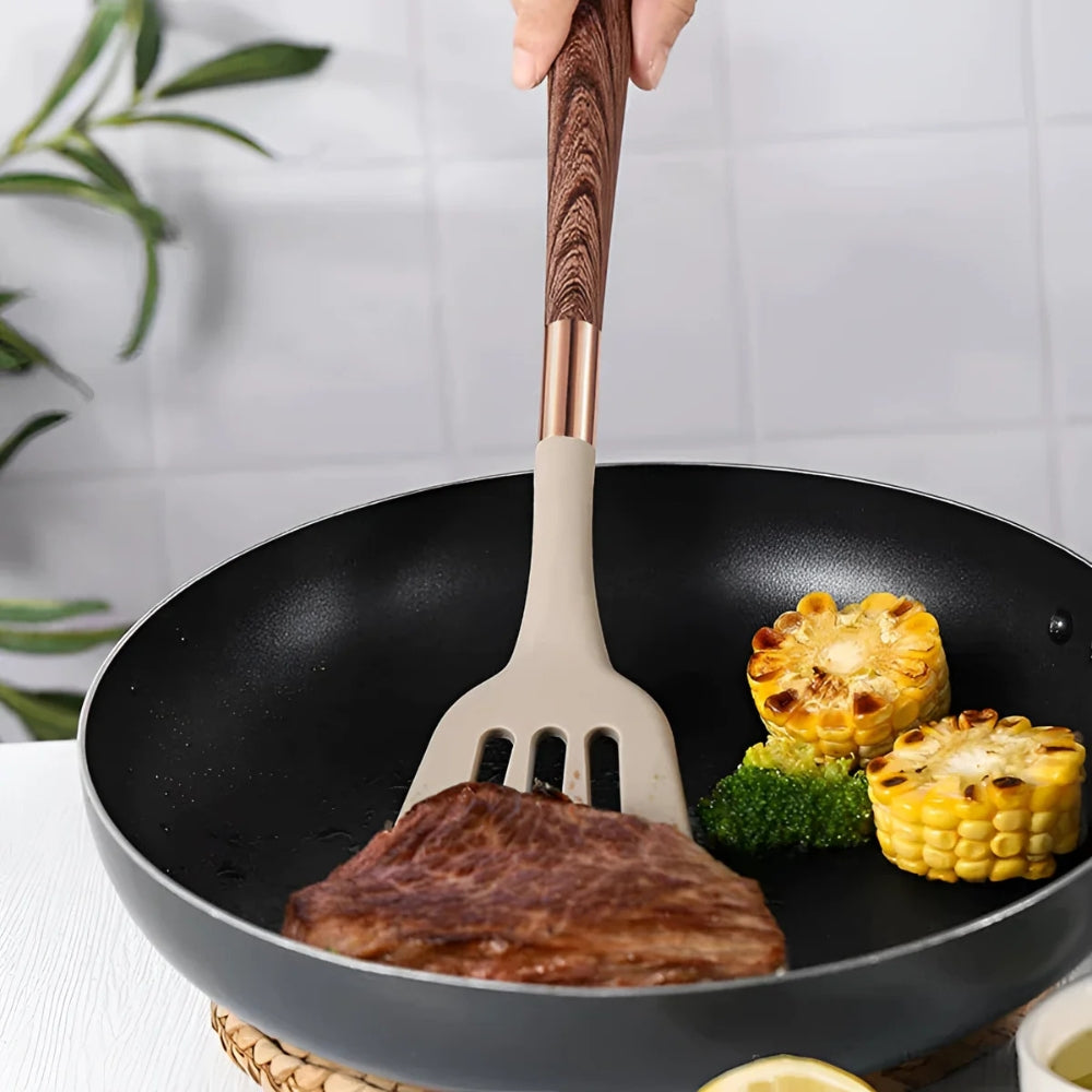 Køkkenredskabssæt i silikone - 10 varmebestandige dele - - Cooking Utensils - {{ product_tags }