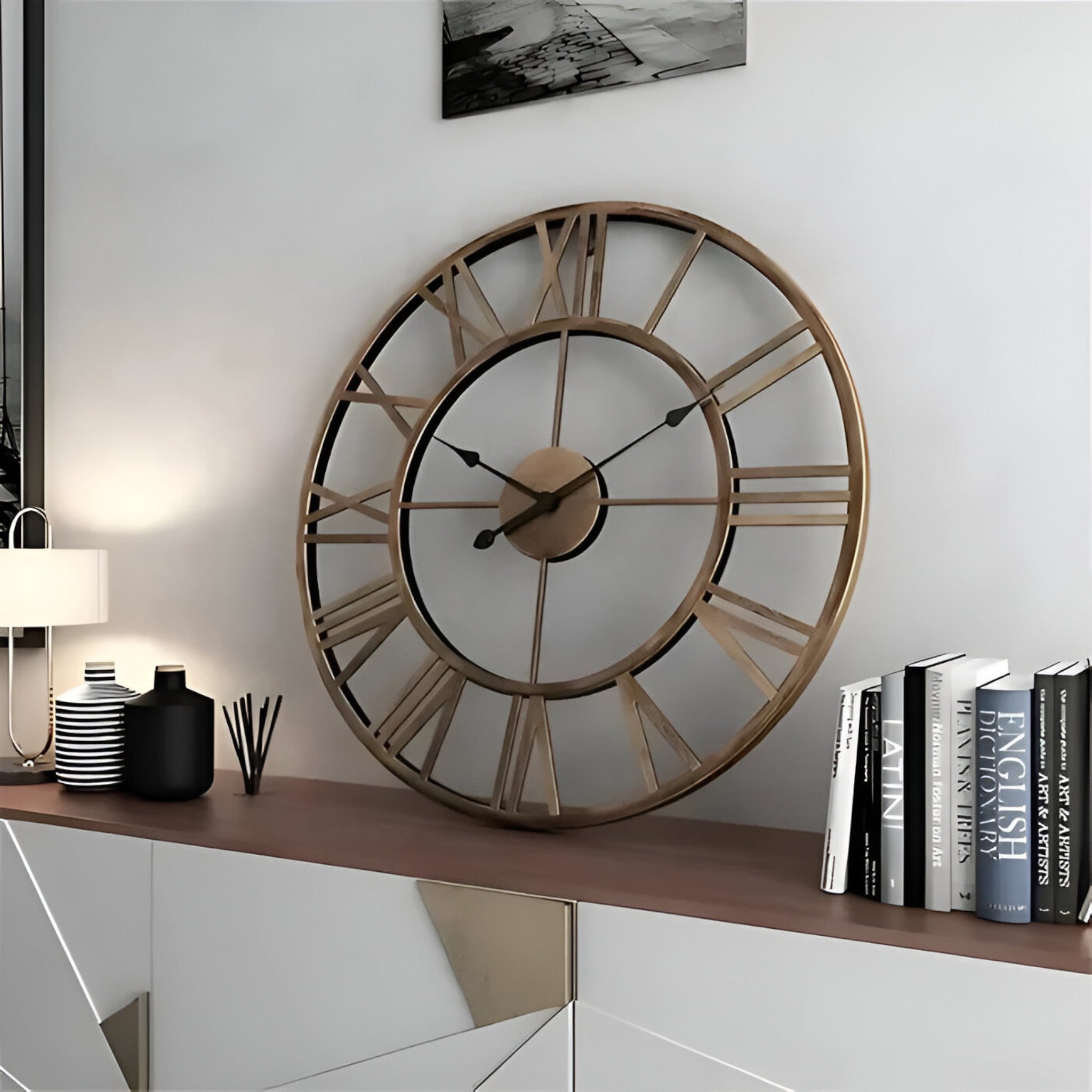 Finn - Moderne Stor Vægur - - house & garden - {{ product_tags }