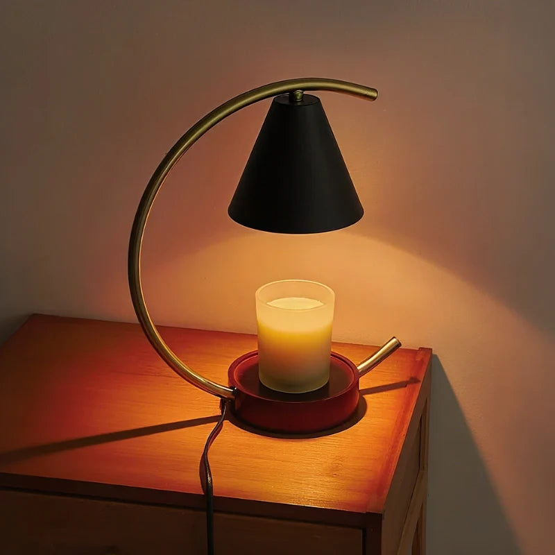 Moonveil Vokslampe – Elegant Lys- & Voksvarmer