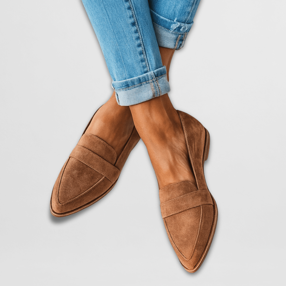 Elegante Damesko Loafers med Komfort og Svangstøtte
