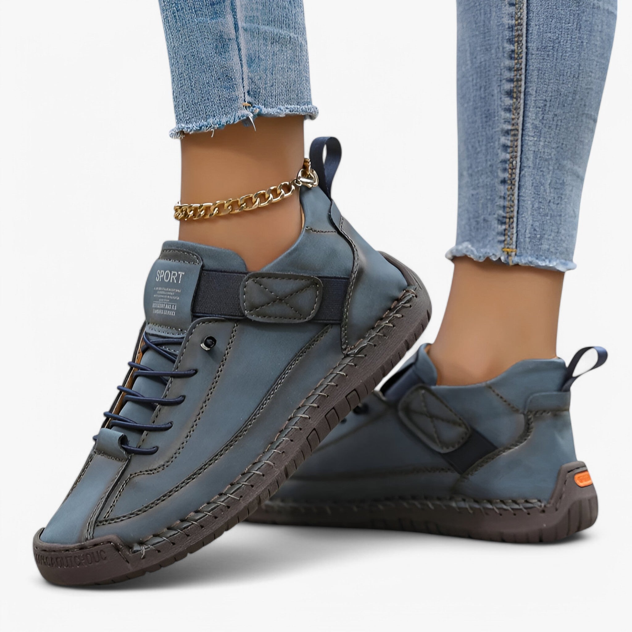 Erin | Komfortsko - Bløde og skridsikre - Marin Blå - shoes - {{ product_tags }