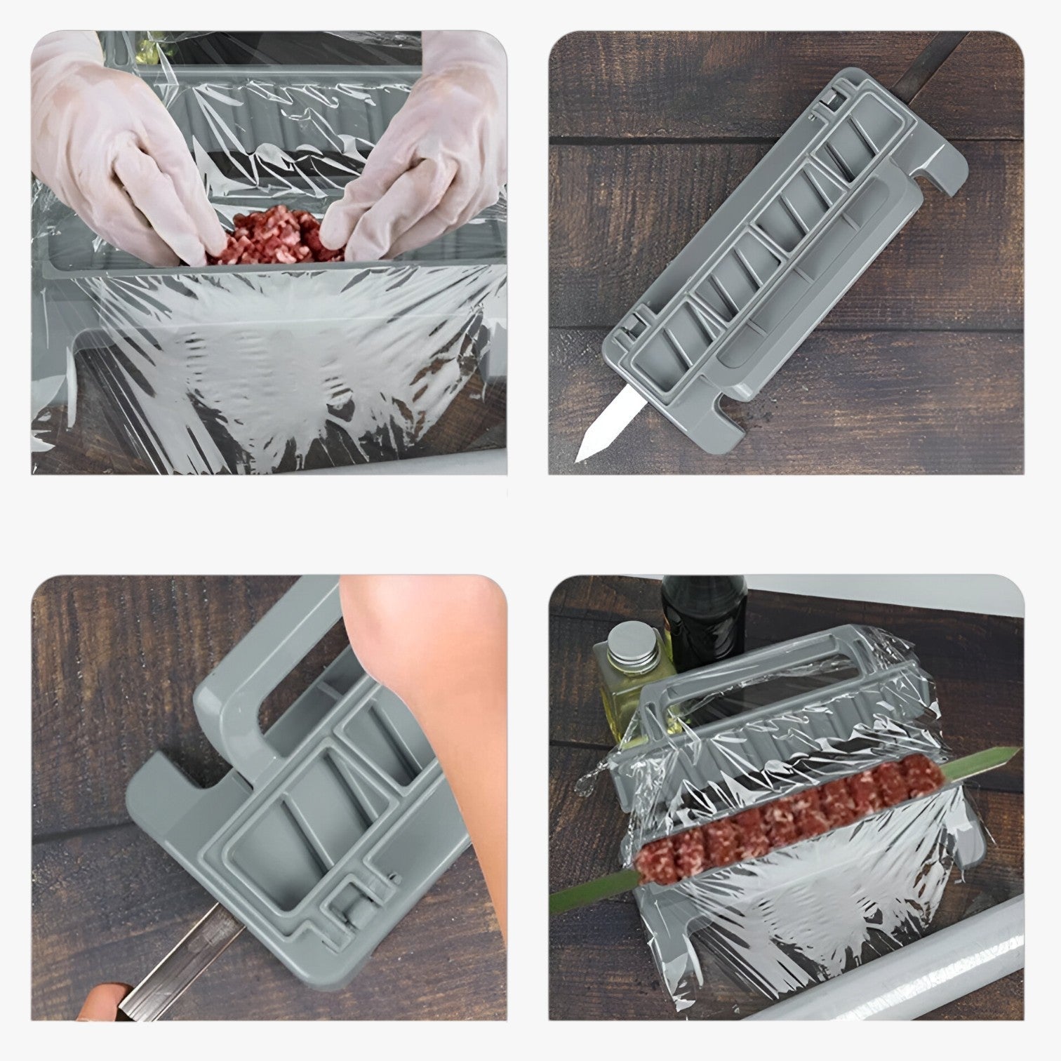 Leroy | BBQ Kebab Maker - Hurtige og Nemme Perfekte Spyd - - house & garden - {{ product_tags }