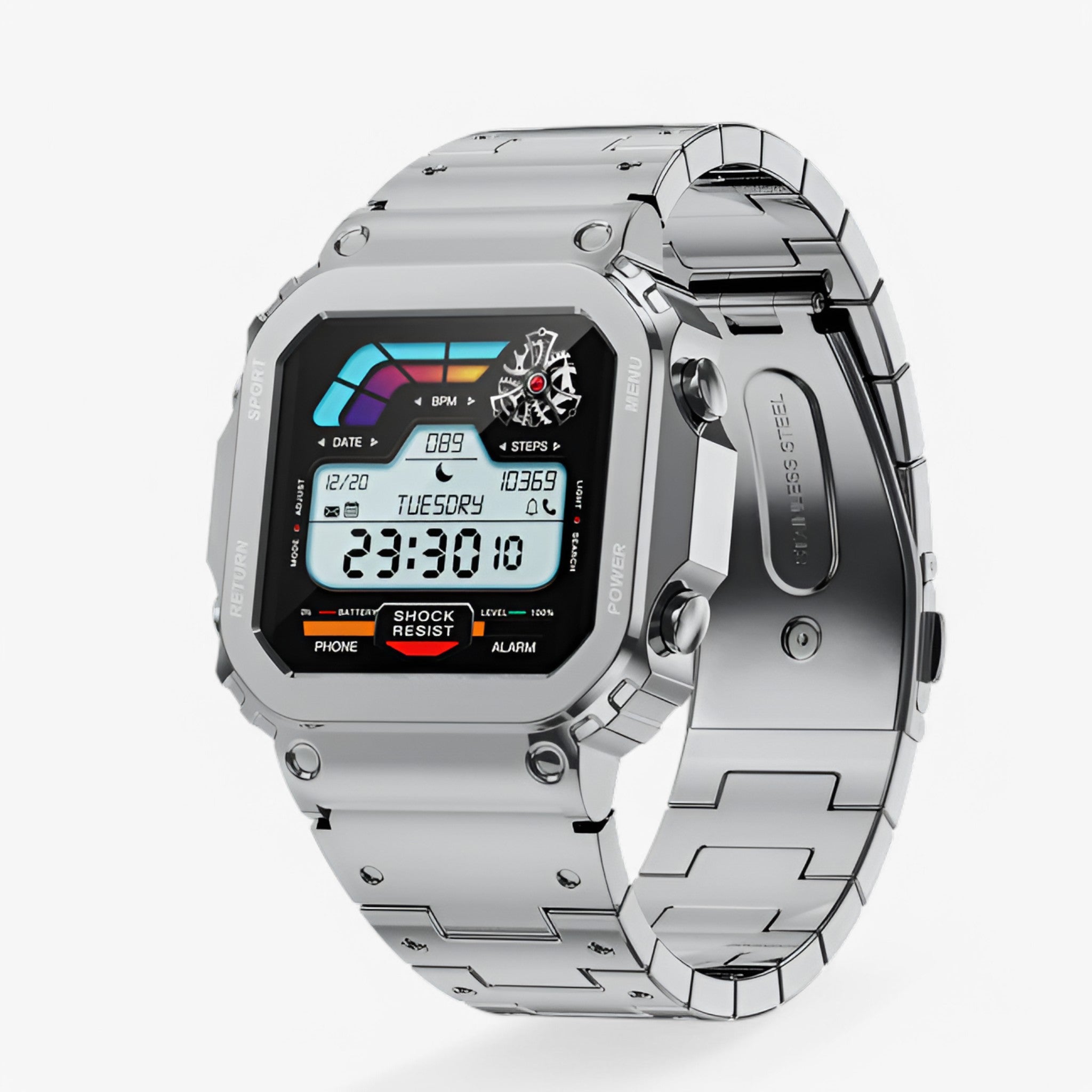 Kairos | Hoogwaardig smartwatch - AW39 Sølvfarvet - watches - {{ product_tags }