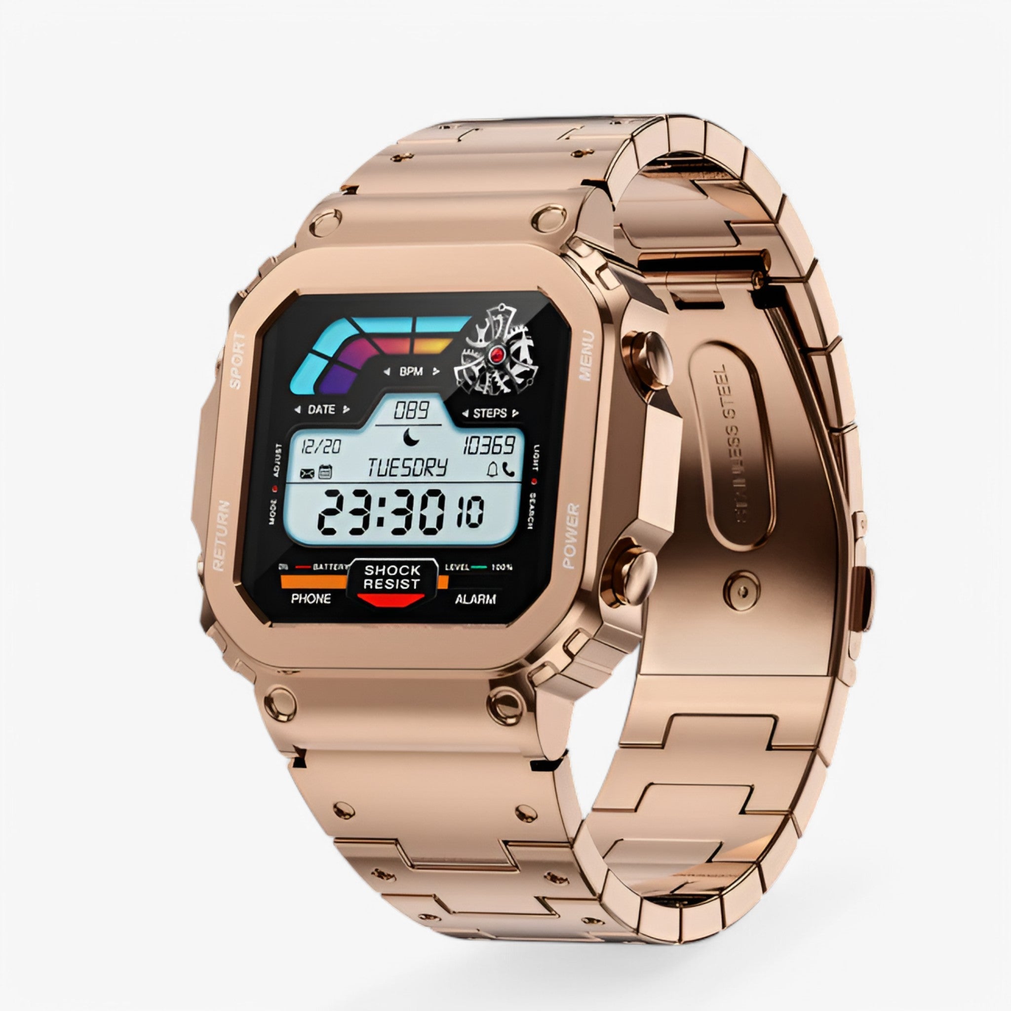 Kairos | Hoogwaardig smartwatch - AW38 Gylden rose - watches - {{ product_tags }
