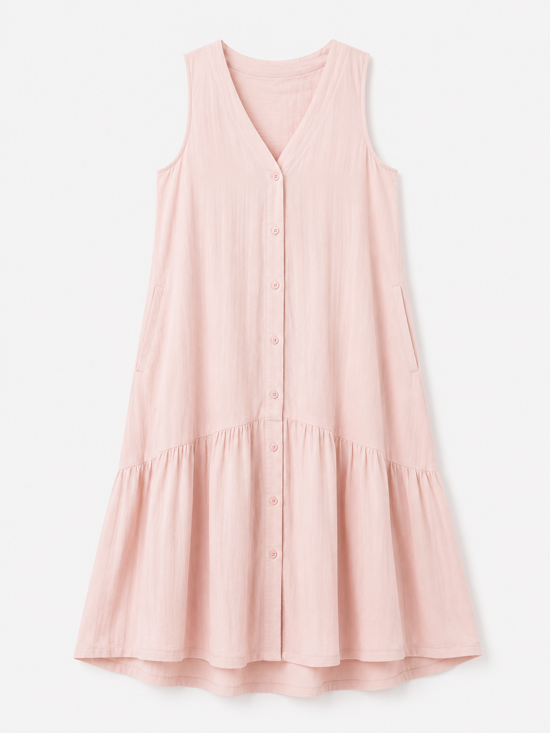 Royce | Fließendes ärmelloses Strandkleid