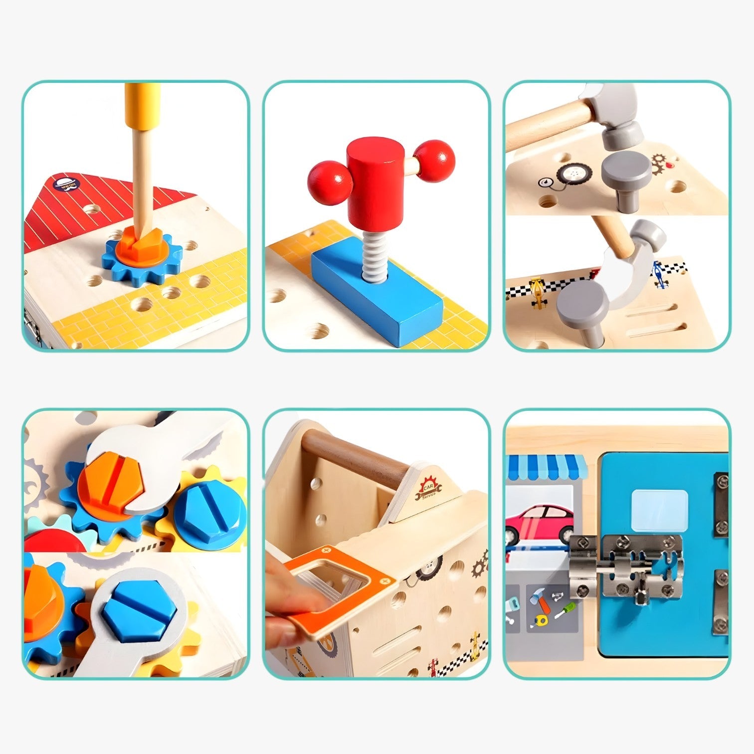 Emma | Træ værktøjskasse – Læring & Leg i Ét - - baby - {{ product_tags }