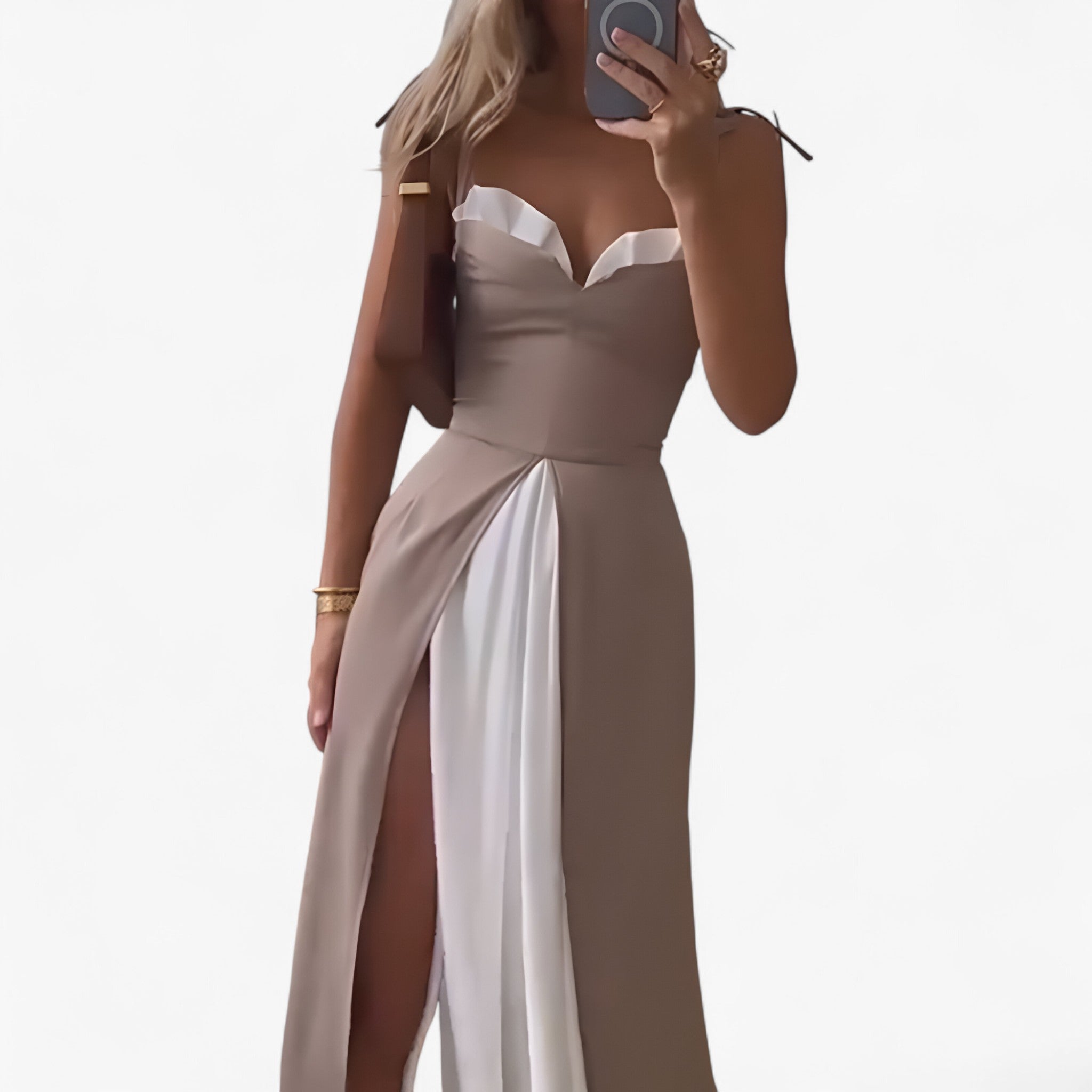 Beatrice | Kvinders Polyester Plisseret Kjole - - Kvinders Kjoler - {{ product_tags }