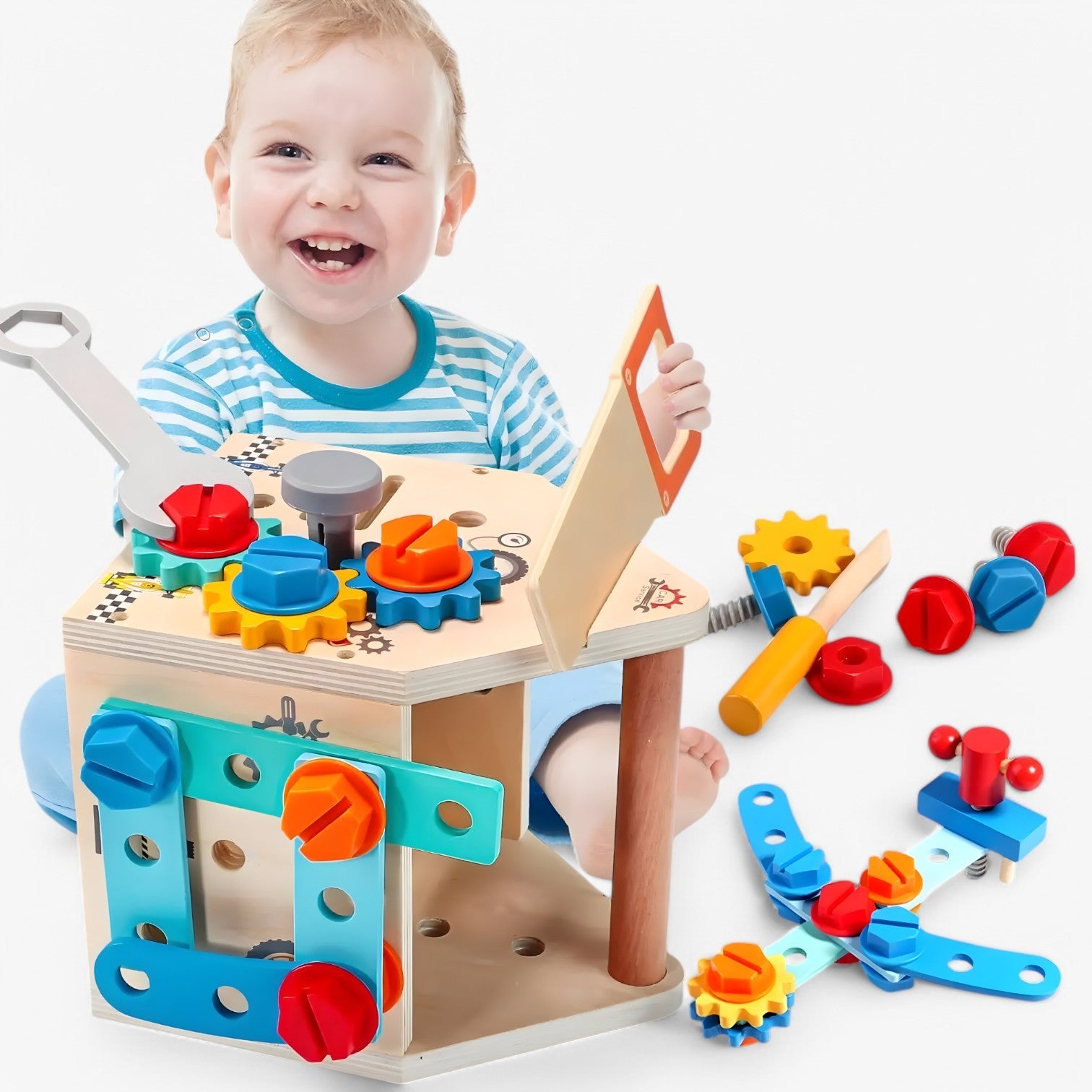 Emma | Træ værktøjskasse – Læring & Leg i Ét - - baby - {{ product_tags }