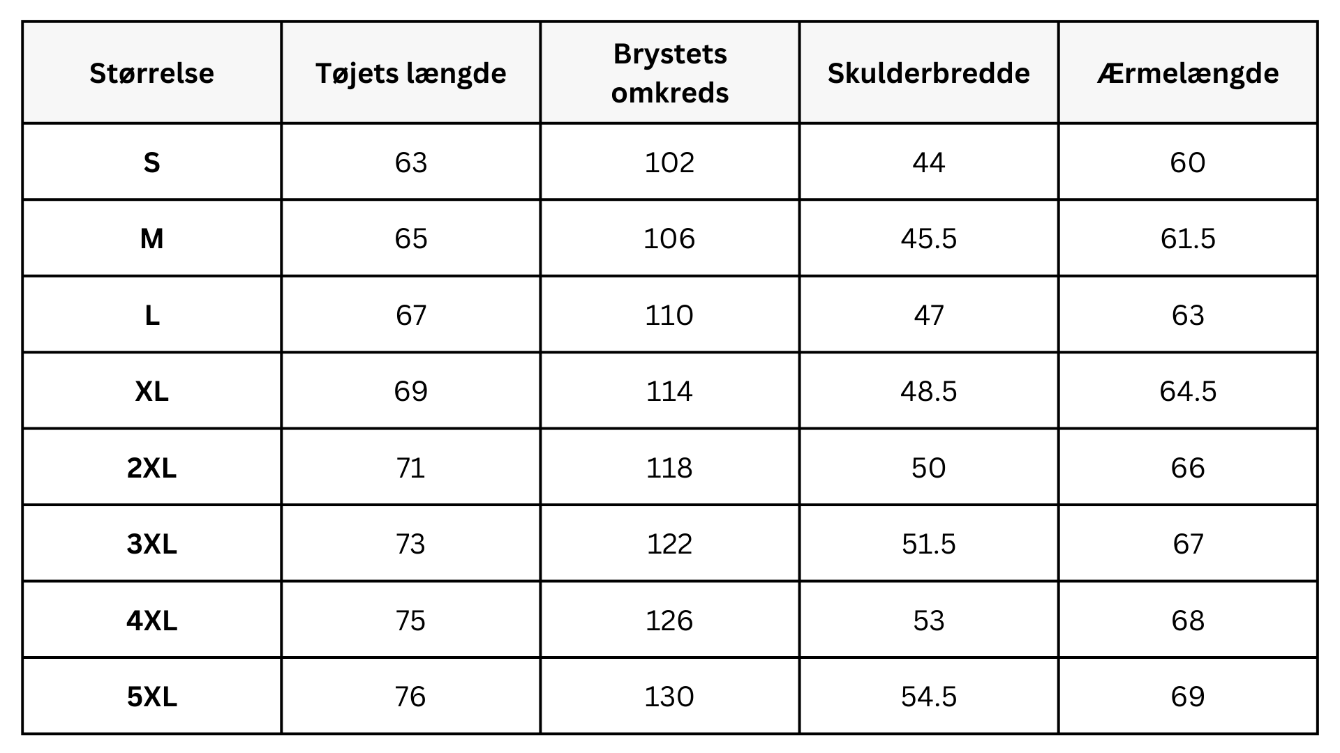 Size Guide