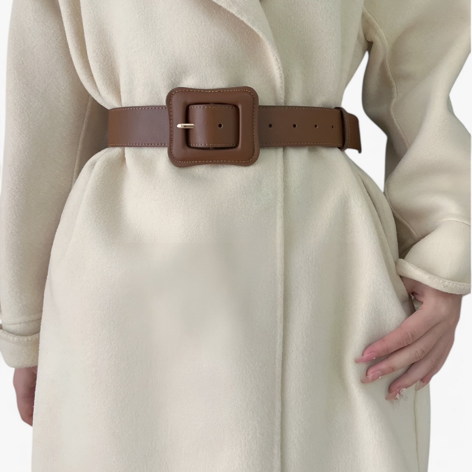 Arya | Bred Læderbælte – Tidens Uforanderlige Charme - - women's fashion - {{ product_tags }