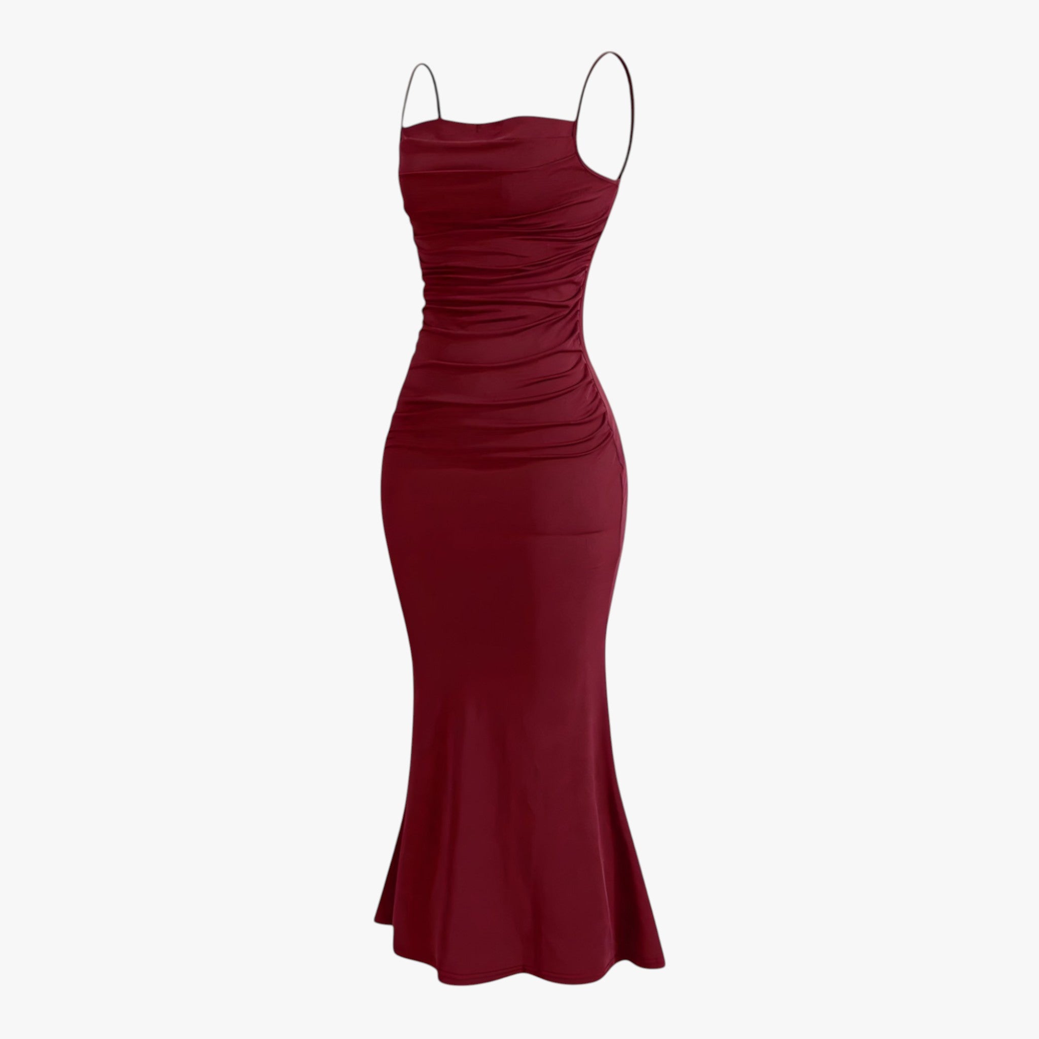Maxine | Bourgogne Kjole - Elegante og komfortabel - - women's fashion - {{ product_tags }