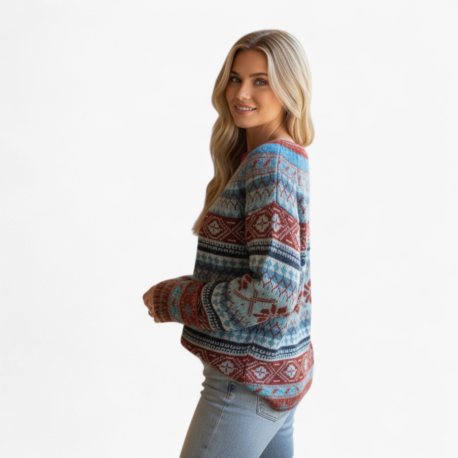 Alisa | Smuk Løs Sweater – Blød Komfort til Hverdag - - Sweater - {{ product_tags }