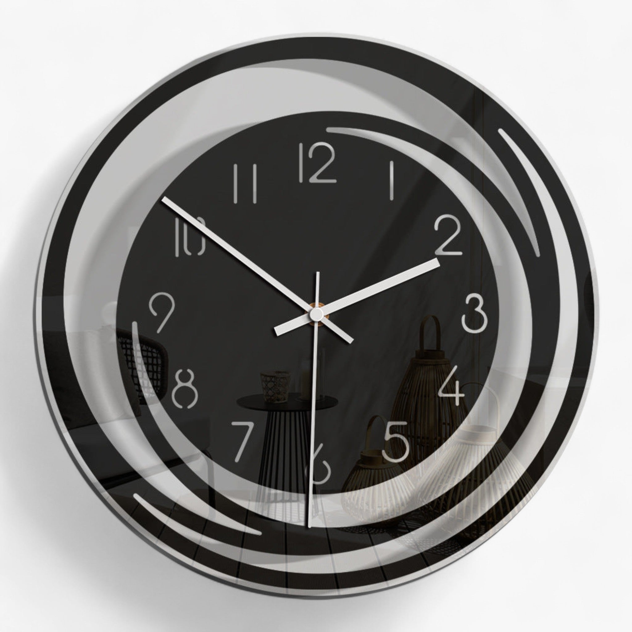Analog vægkunst | Stille ur – Bringer sofistikeret stilhed til dit rum - Default - Wall Clock - {{ product_tags }
