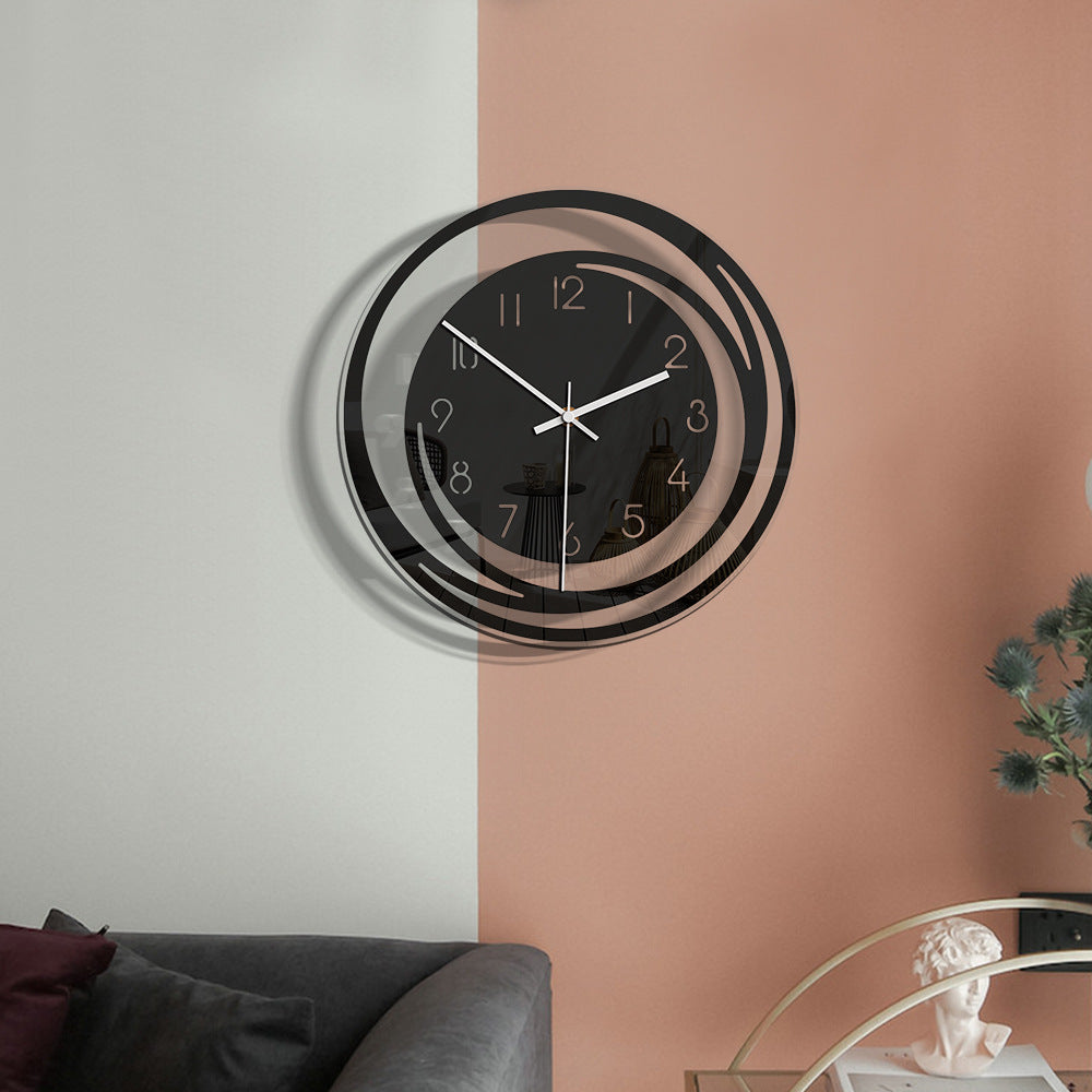 Analog vægkunst | Stille ur – Bringer sofistikeret stilhed til dit rum - - Wall Clock - {{ product_tags }