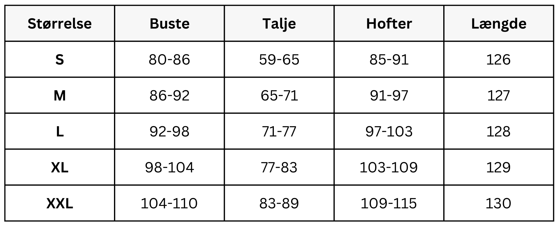 Size Guide