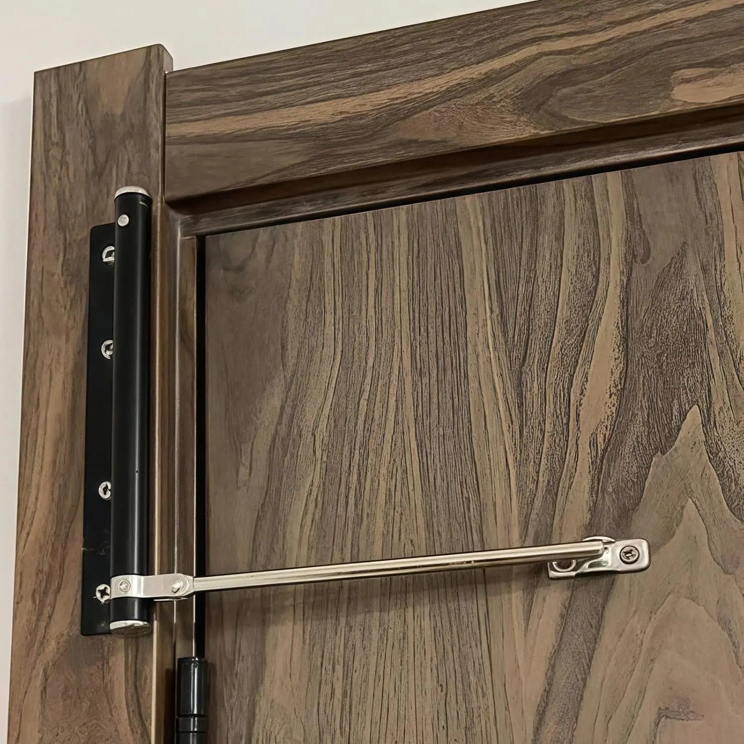 Dørlukker Hydraulisk til Indendørs Døre, Justerbar, Sølv/Sort - Sort - Home Improvement > Hardware > Door Hardware > Door Closers - {{ product_tags }