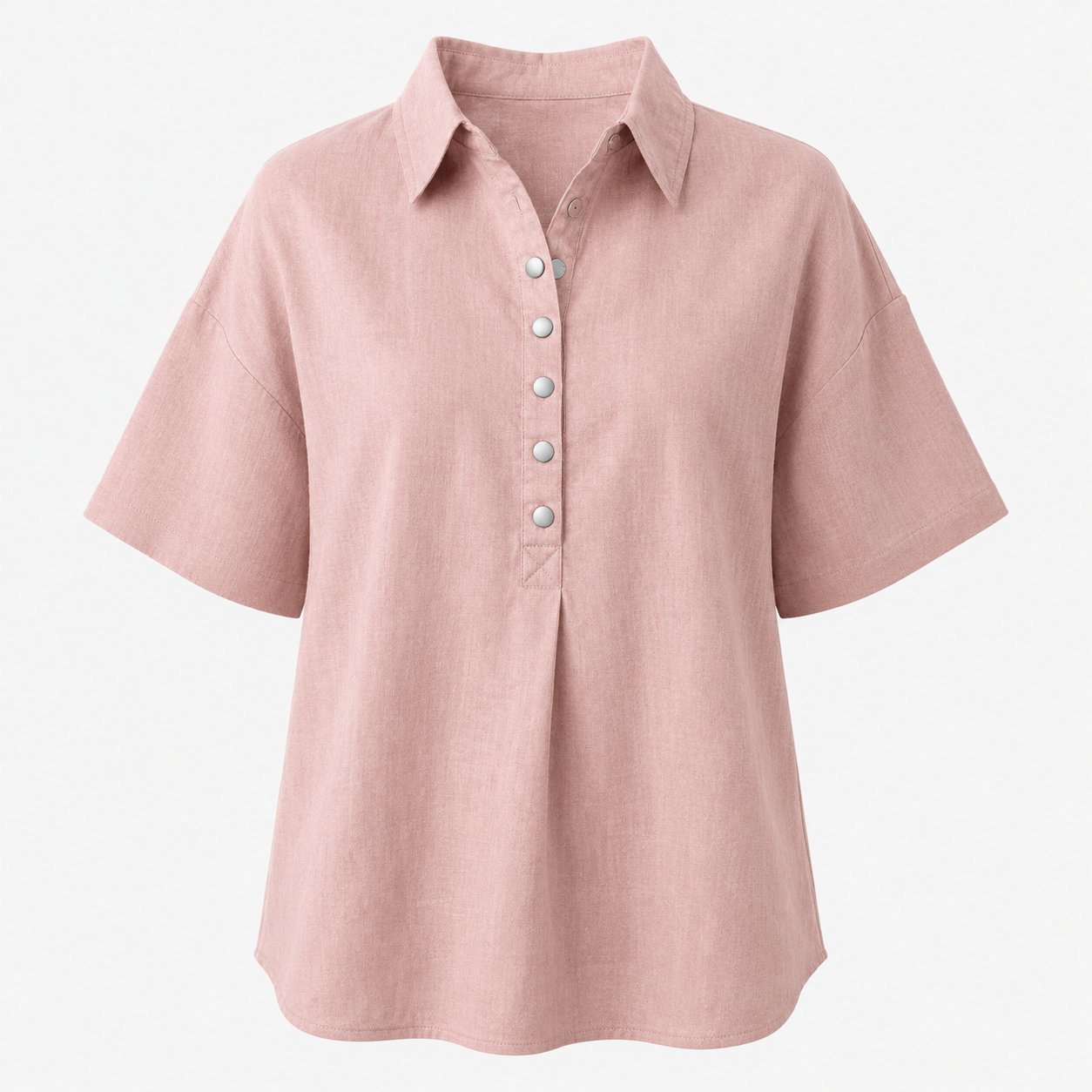 Ava | Collared Button-Up Blouse