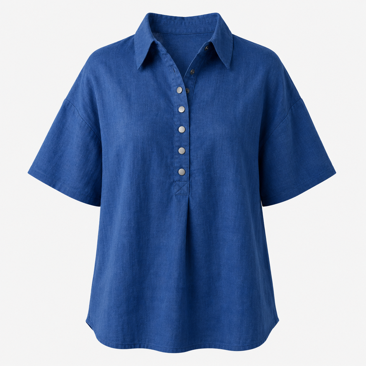Ava | Collared Button-Up Blouse