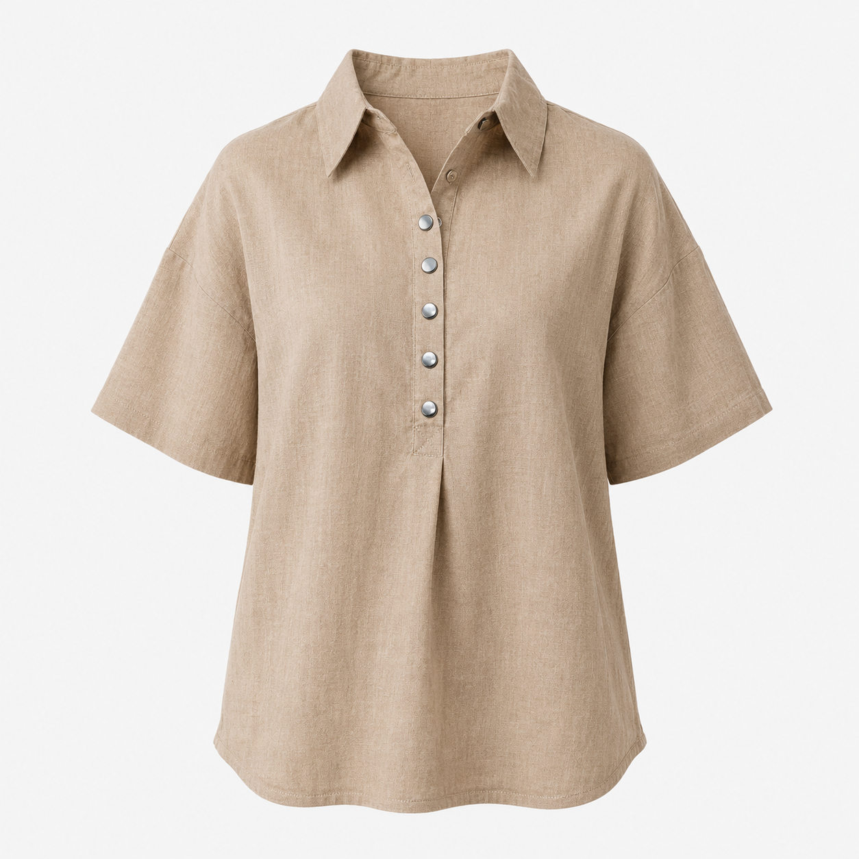 Ava | Collared Button-Up Blouse