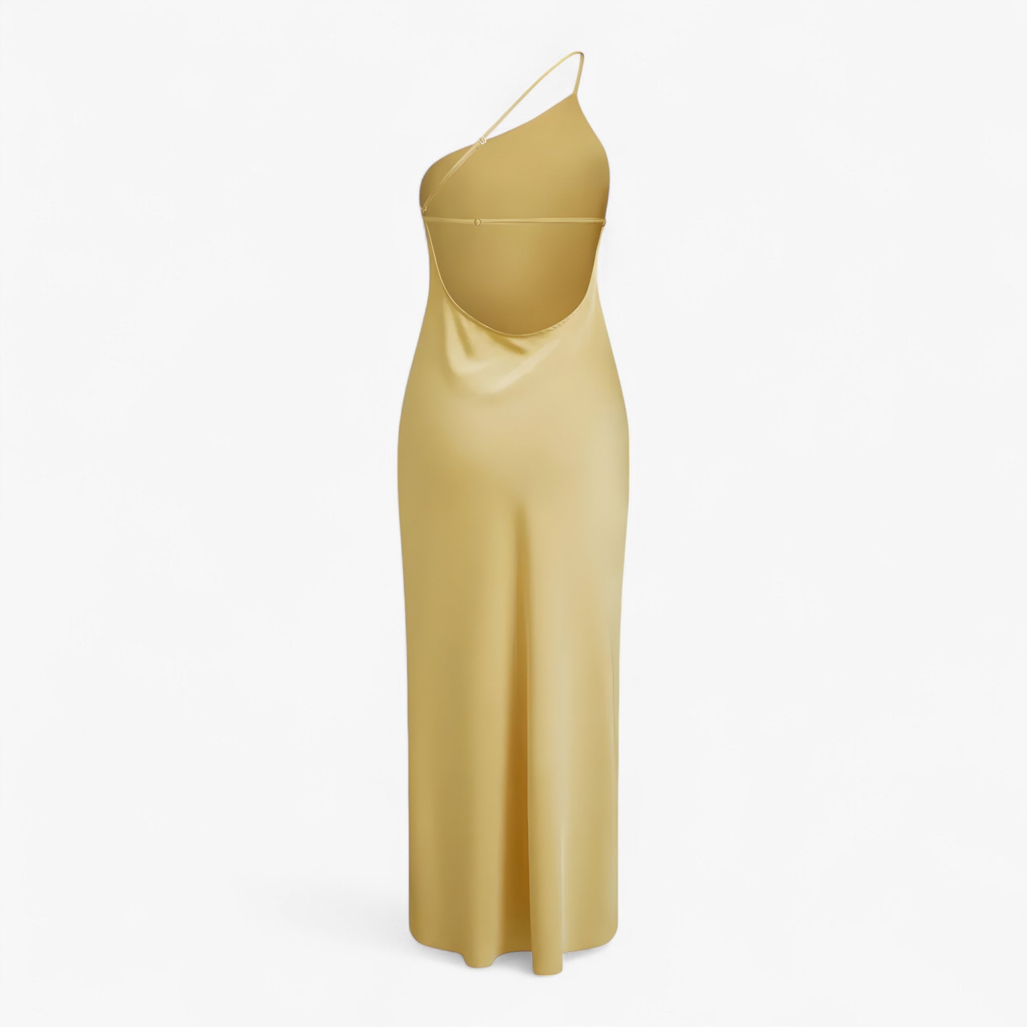 Jenny | Lang Satin Kjole Moonlight - - women's fashion - {{ product_tags }