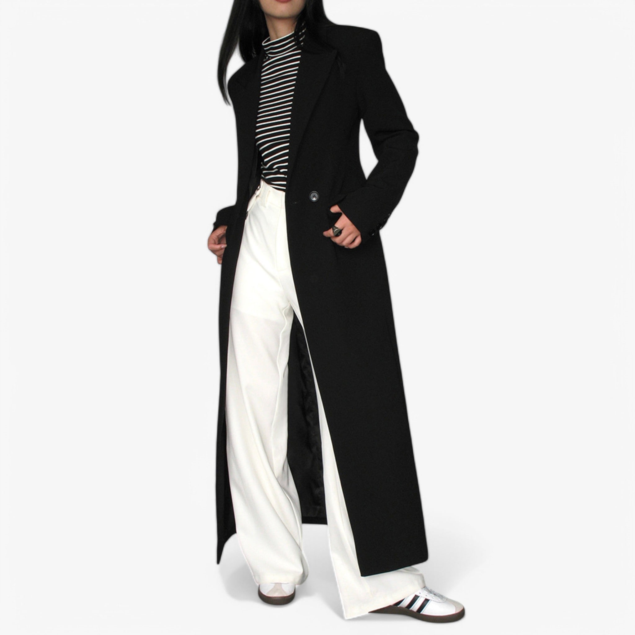 Elena | Elegant Lang Trench Coat - - Elena | Elegant Lang Trench Coat - €25 - {{ product_tags }