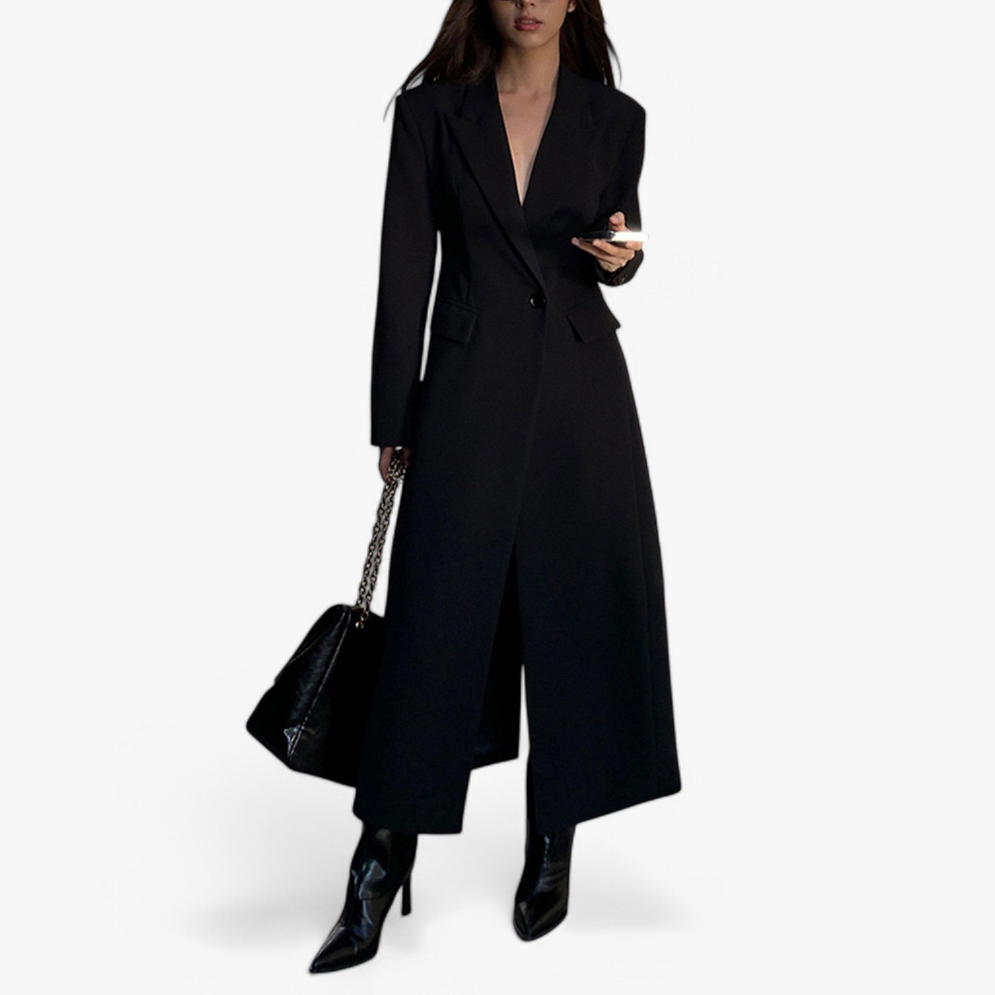 Elena | Elegant Lang Trench Coat - - Elena | Elegant Lang Trench Coat - €25 - {{ product_tags }
