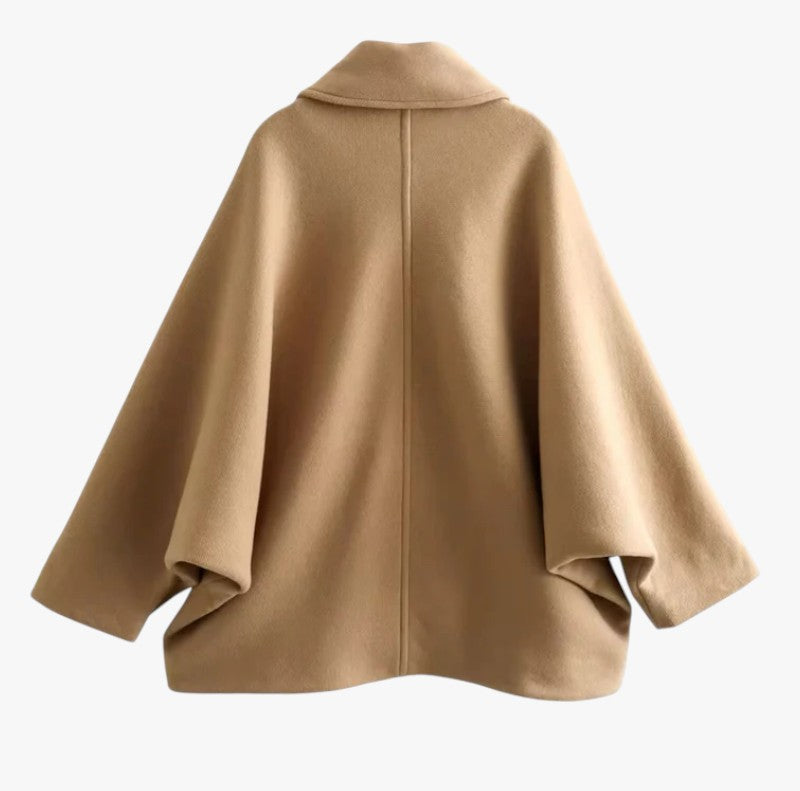 Livia | Dame Oversize Uld Frakke til Vinter - - Damefrakker og jakker - {{ product_tags }