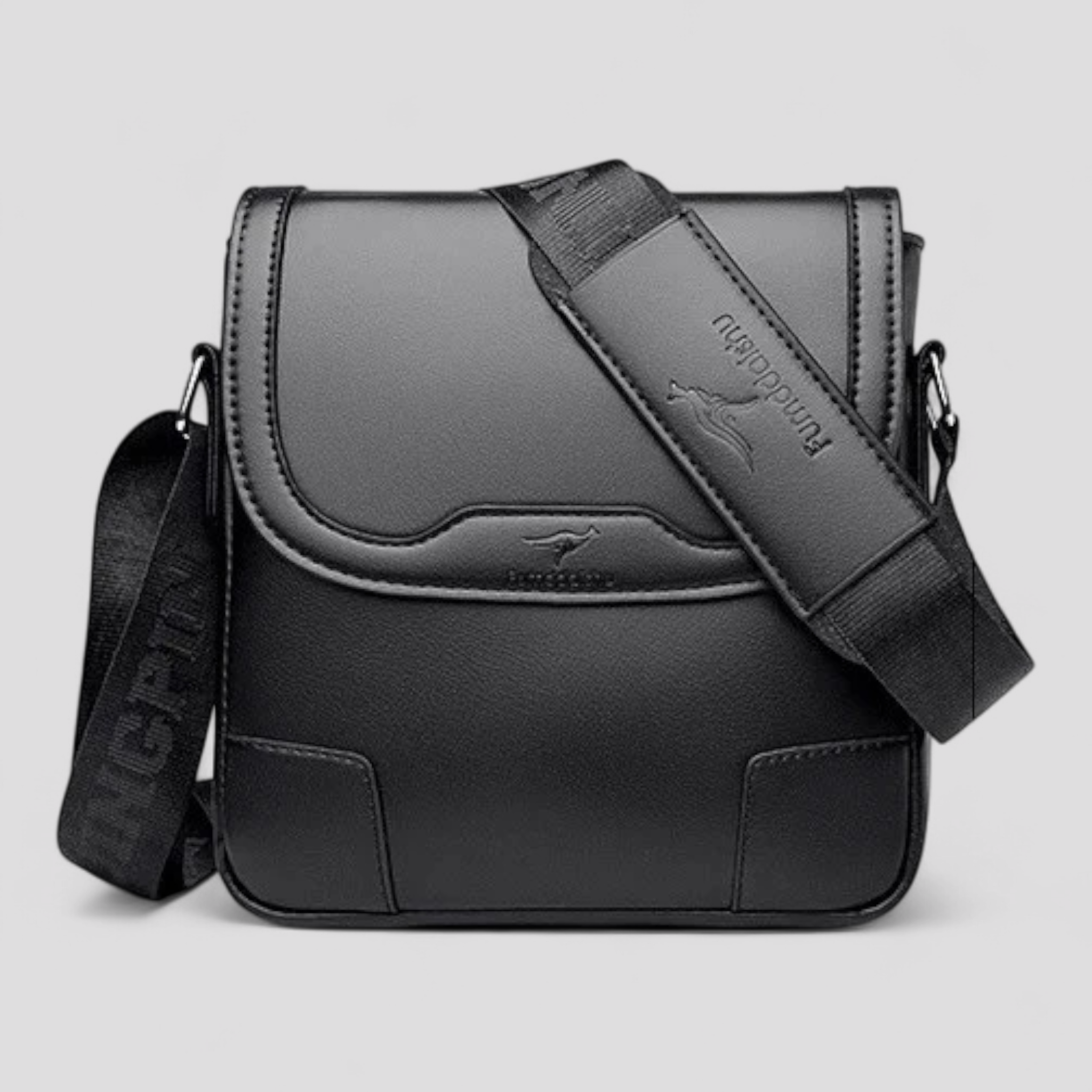 Vance | Luxe Læder Skuldertaske – Stilfuld, Kompakt & Praktisk - Sort - bags - {{ product_tags }