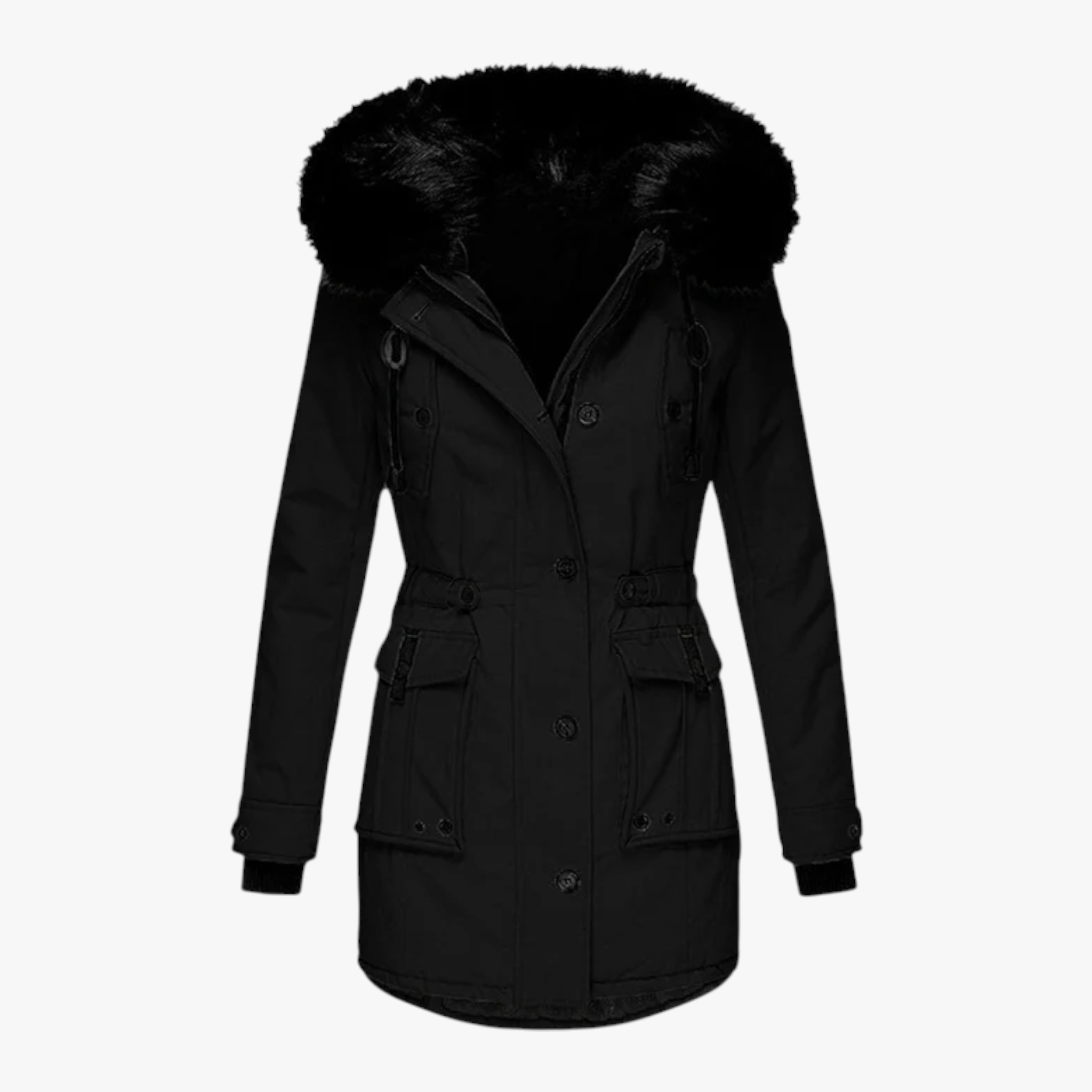 Emma | Vinterjakke - Elegant beskyttelse mod kulde - Sort - winter - {{ product_tags }