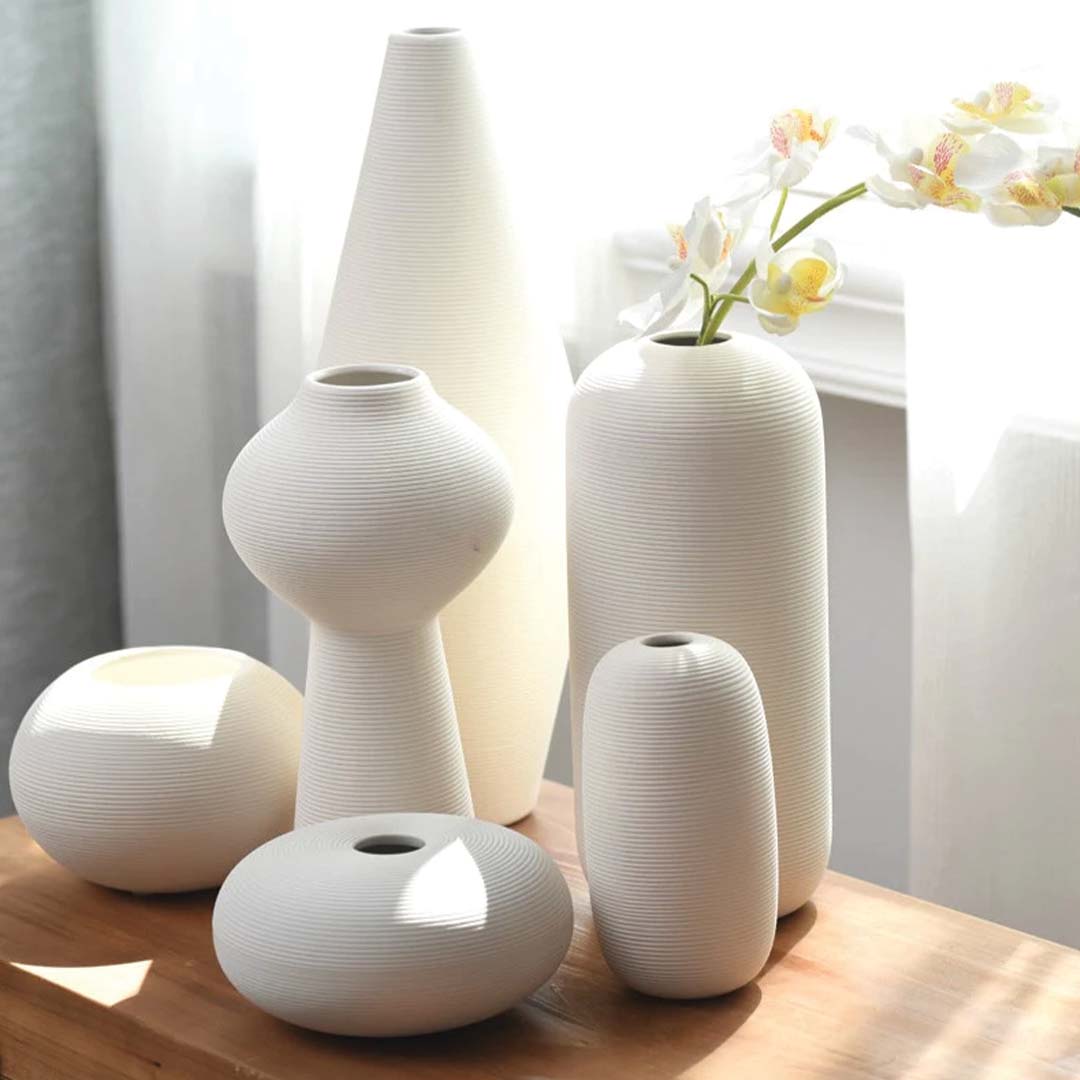 Handlavede keramikvaser | Elegante indretningsdetaljer - - house & garden - {{ product_tags }