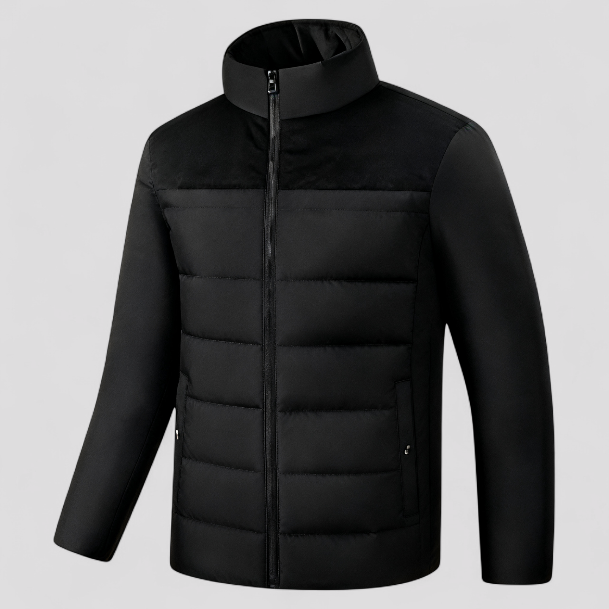 Noah | Varm Vinter Parka med Plush Foring - Sort - winter - {{ product_tags }