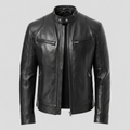 Jackson | Chaqueta de cuero para hombre estilo biker - Calidez vintage para motociclistas