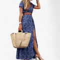 Stella | Test Lang Boho Chic Kjole med paisleyprint og stropper