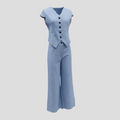 Aria | Set elegant pentru femei format din top și pantaloni